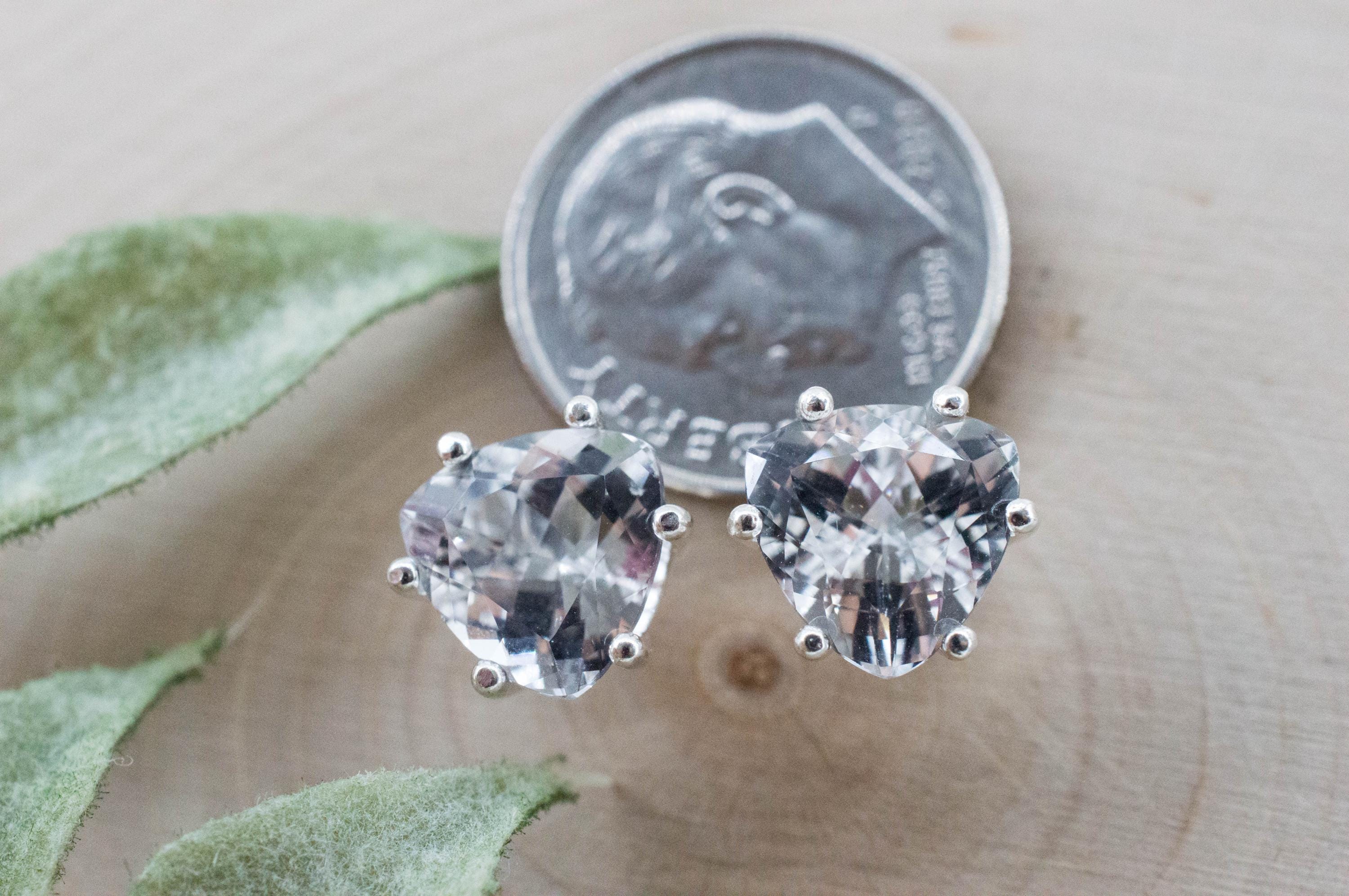 Topaz Earrings; Natural Untreated Colombia Topaz; 5.105cts - Mark Oliver Gems