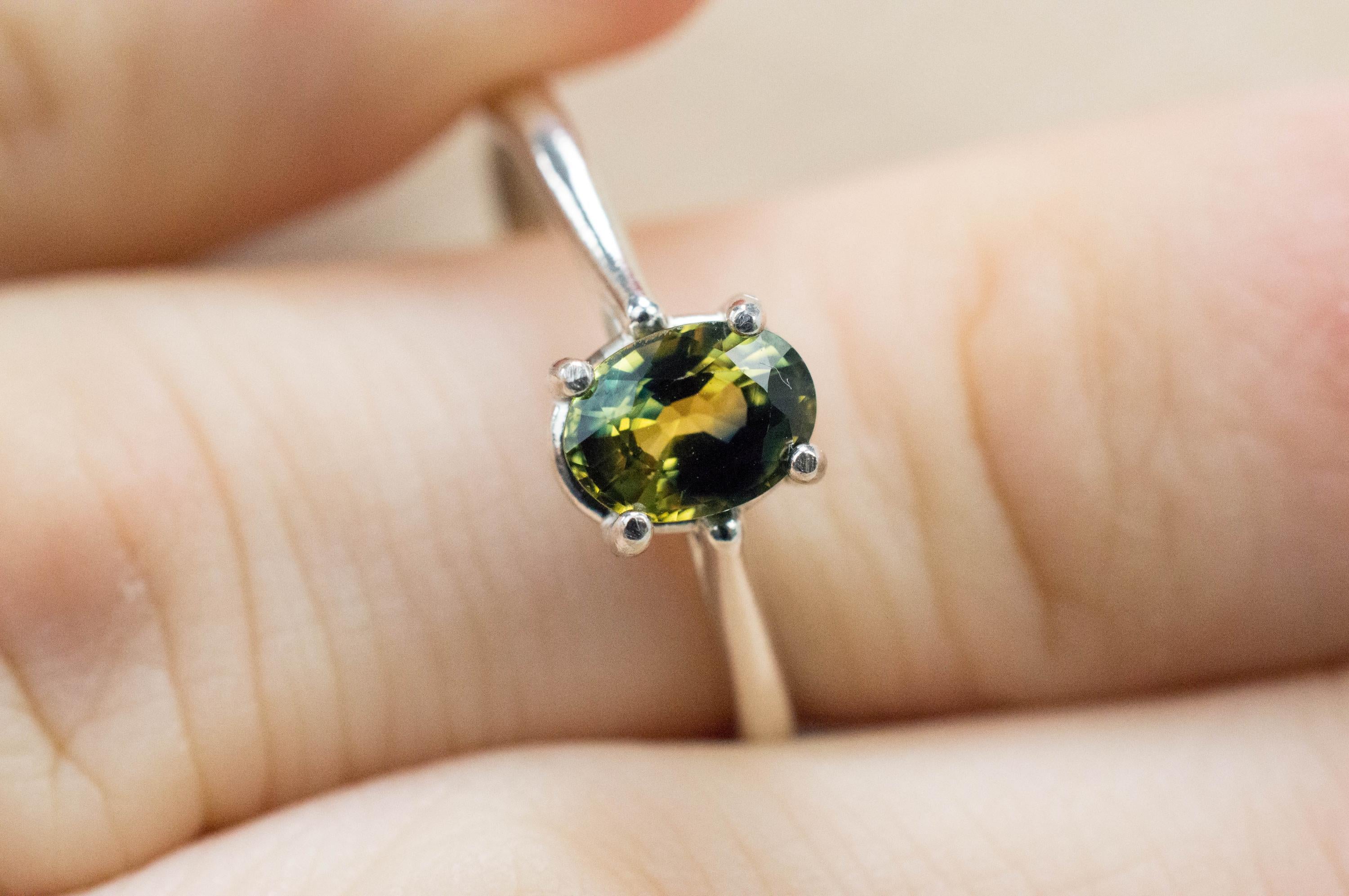 Australia Sapphire Ring, Natural Untreated Parti Sapphire; 1.250cts - Mark Oliver Gems