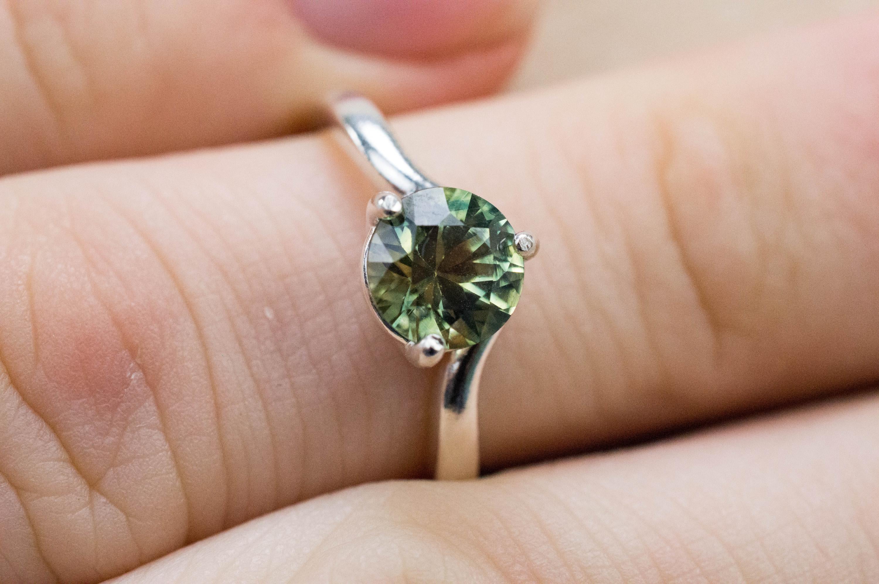 Australia Sapphire Ring, Natural Untreated Sapphire; 1.465cts - Mark Oliver Gems