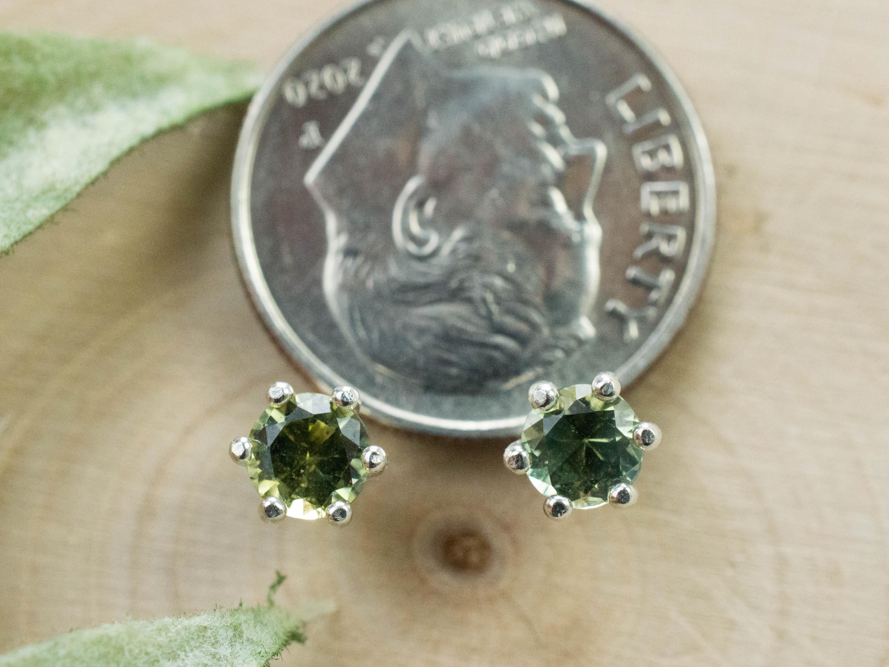 Australia Sapphire Earrings, Natural Untreated Parti Sapphire; 0.720cts - Mark Oliver Gems