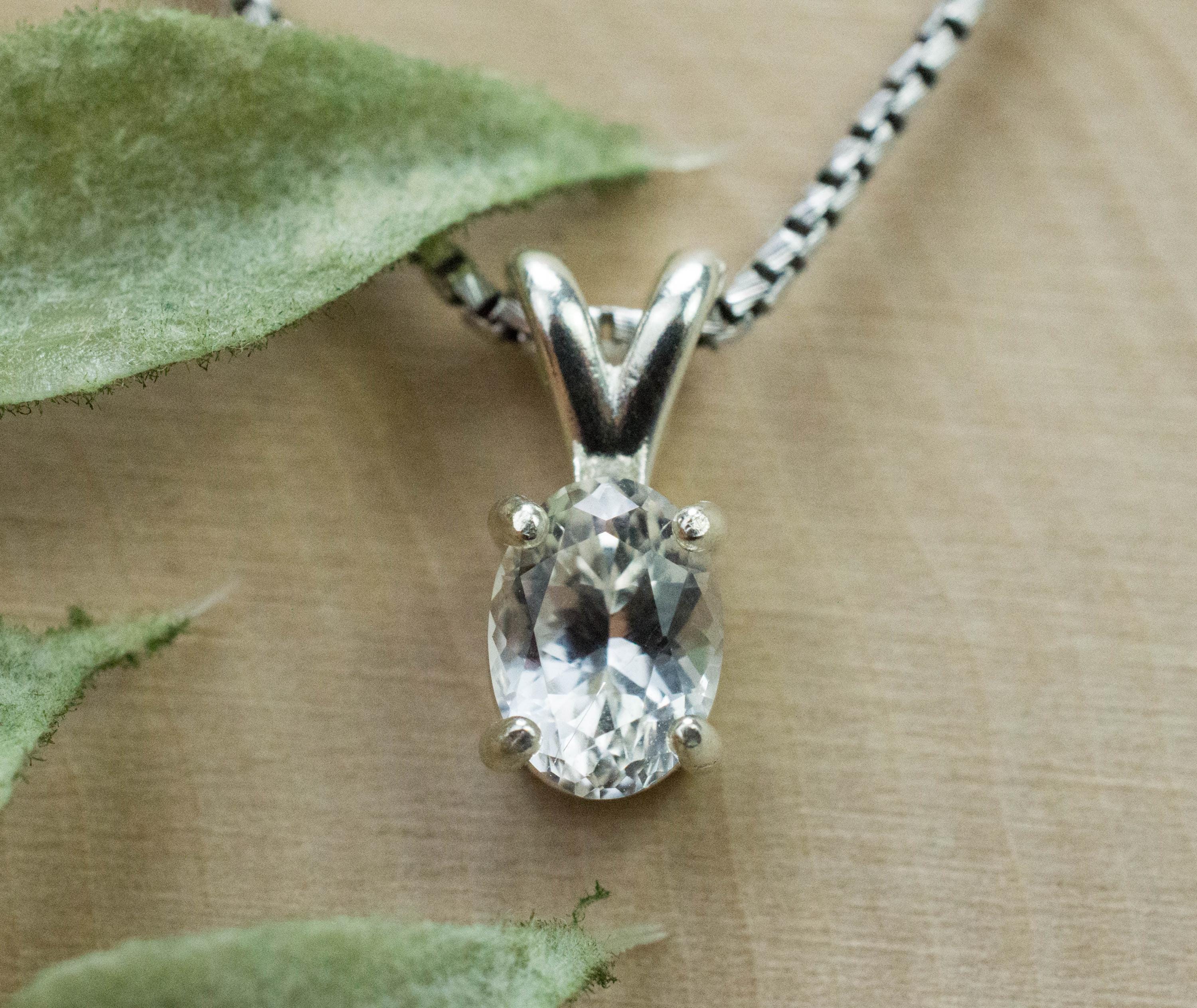 Phenakite Pendant; Natural Untreated Ukraine Phenakite; 1.165cts - Mark Oliver Gems