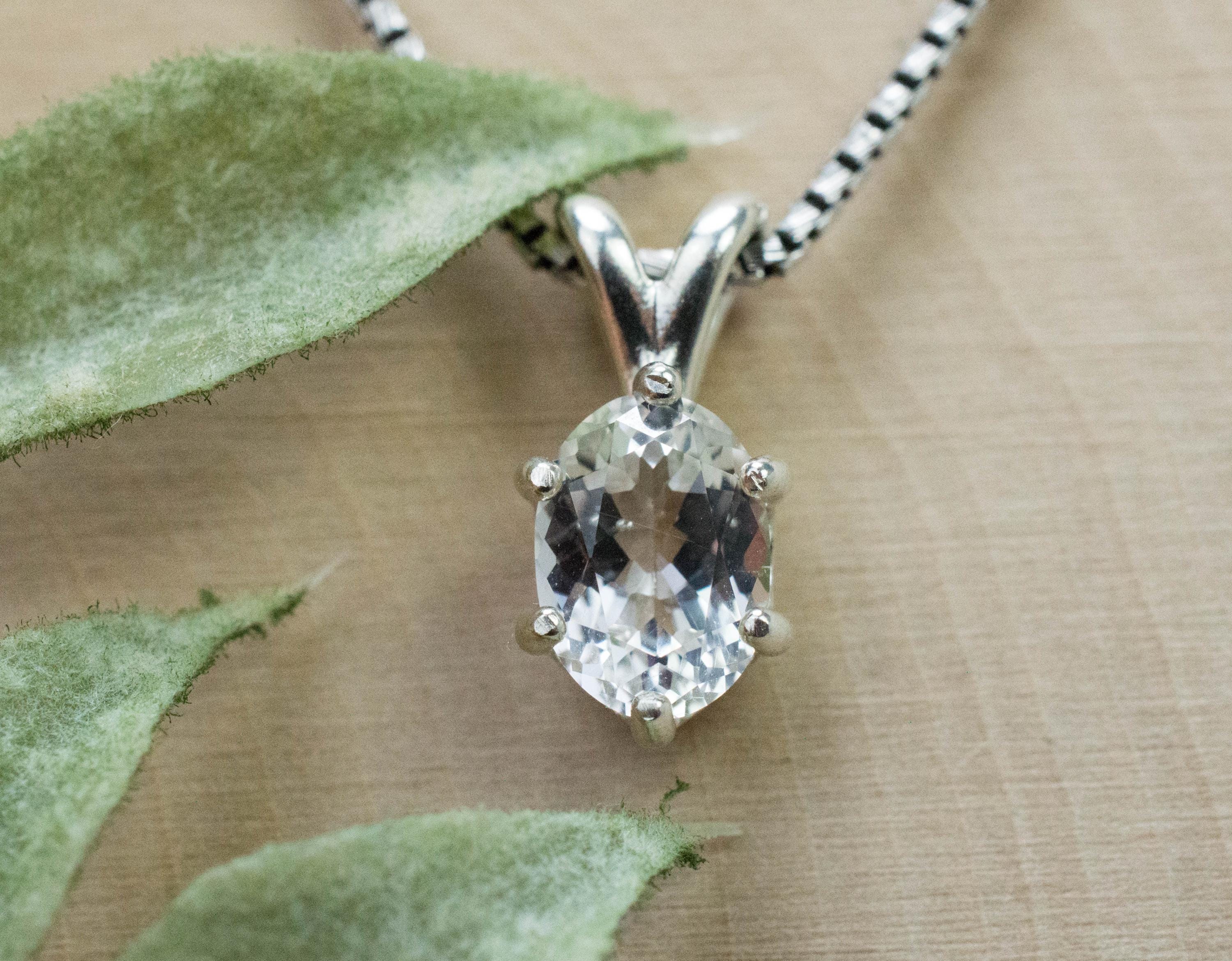 Phenakite Pendant; Natural Untreated Ukraine Phenakite; 1.520cts - Mark Oliver Gems