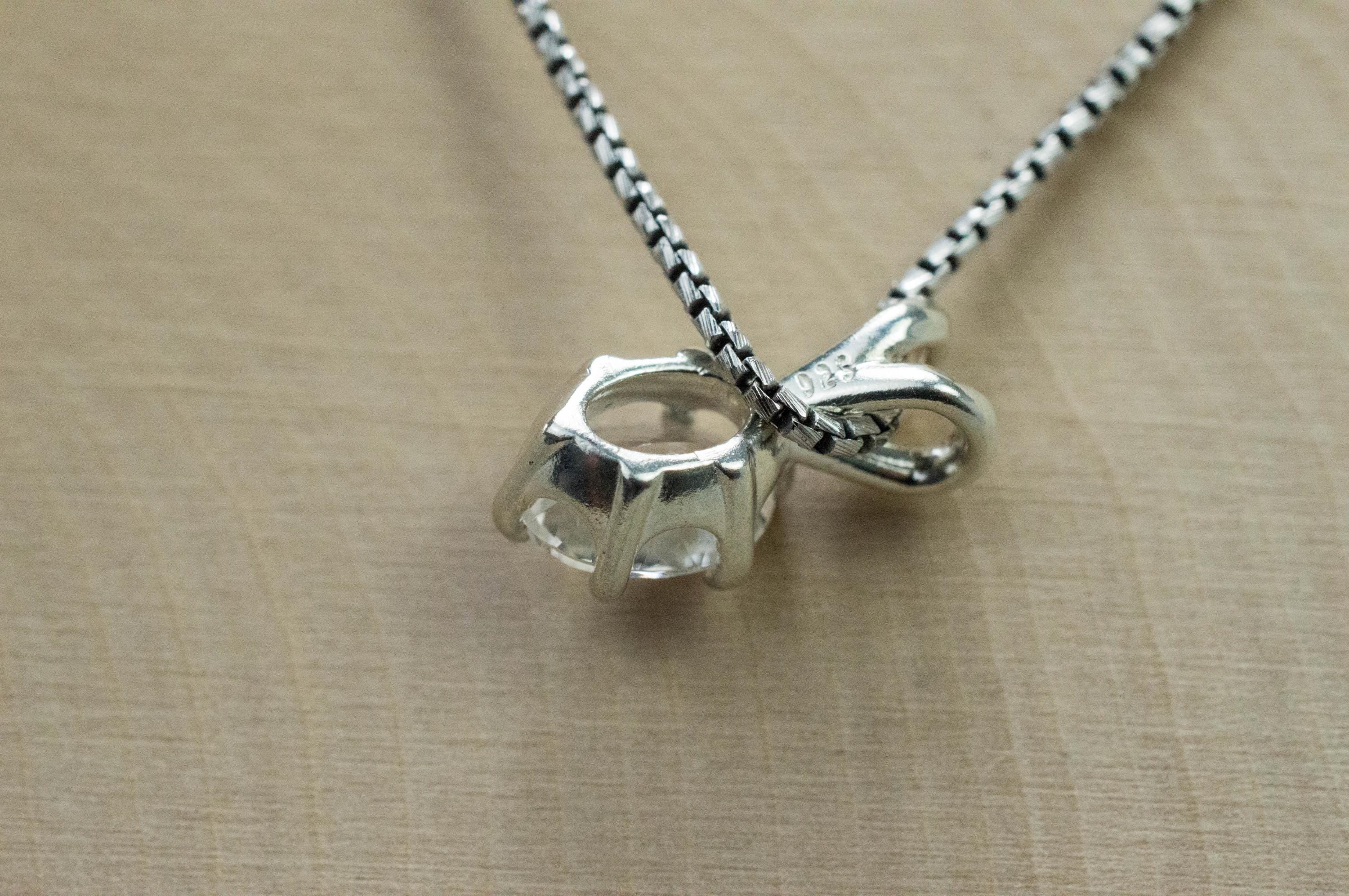 Phenakite Pendant; Natural Untreated Ukraine Phenakite; 1.520cts - Mark Oliver Gems