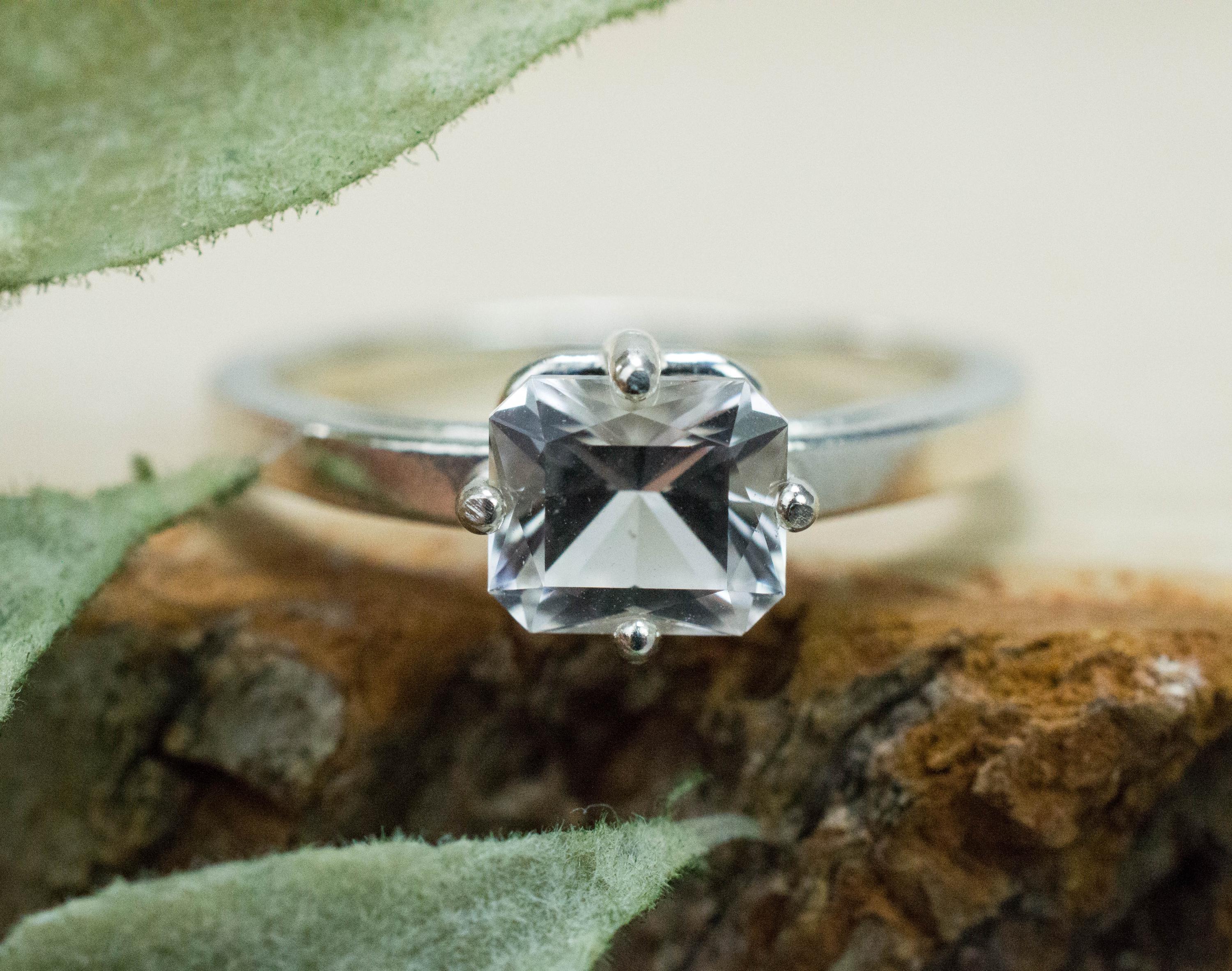 Phenakite Ring; Natural Untreated Phenakite; 0.950cts - Mark Oliver Gems