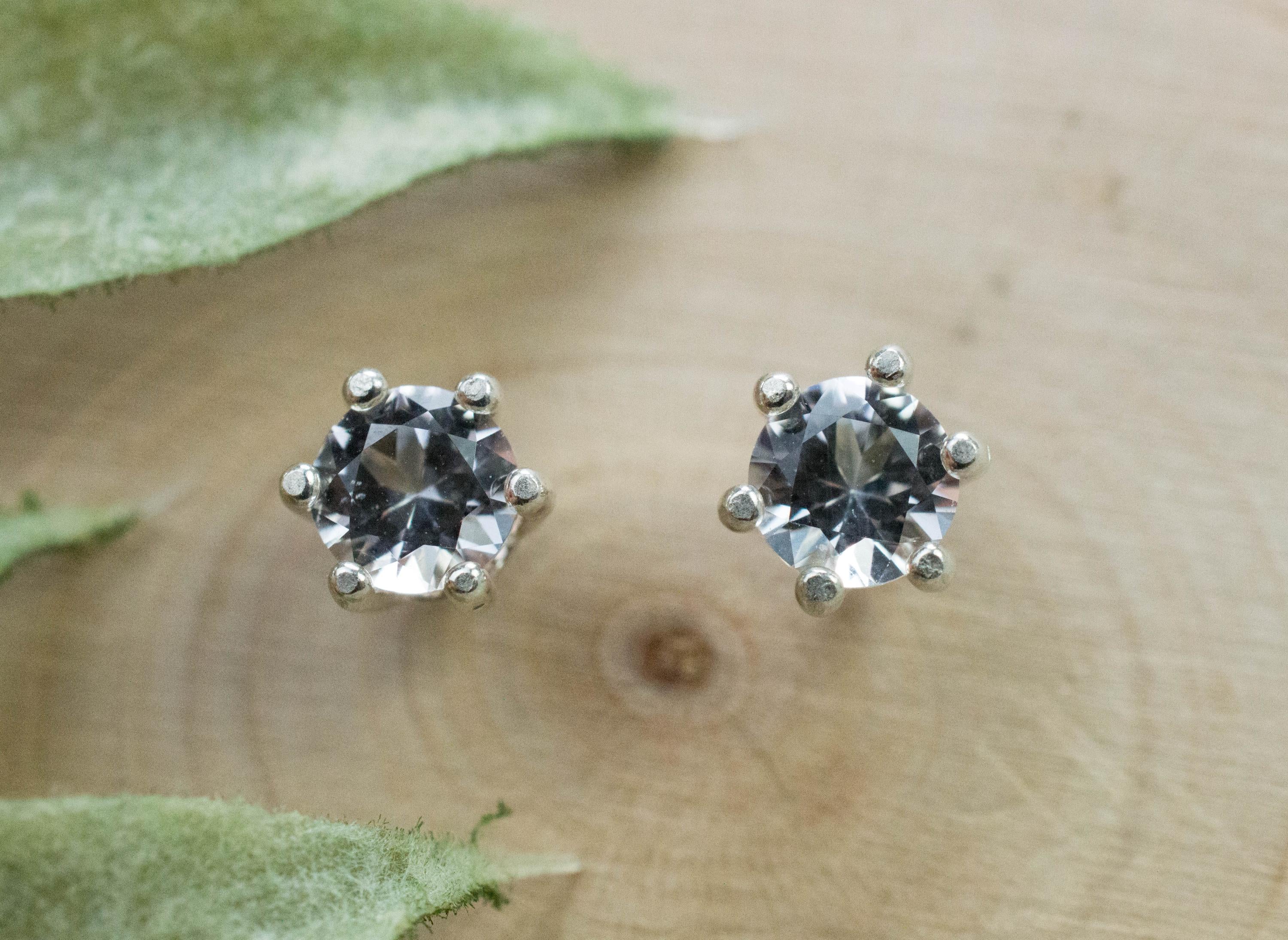 Phenakite Earrings; Natural Untreated Phenakite; 0.840cts - Mark Oliver Gems