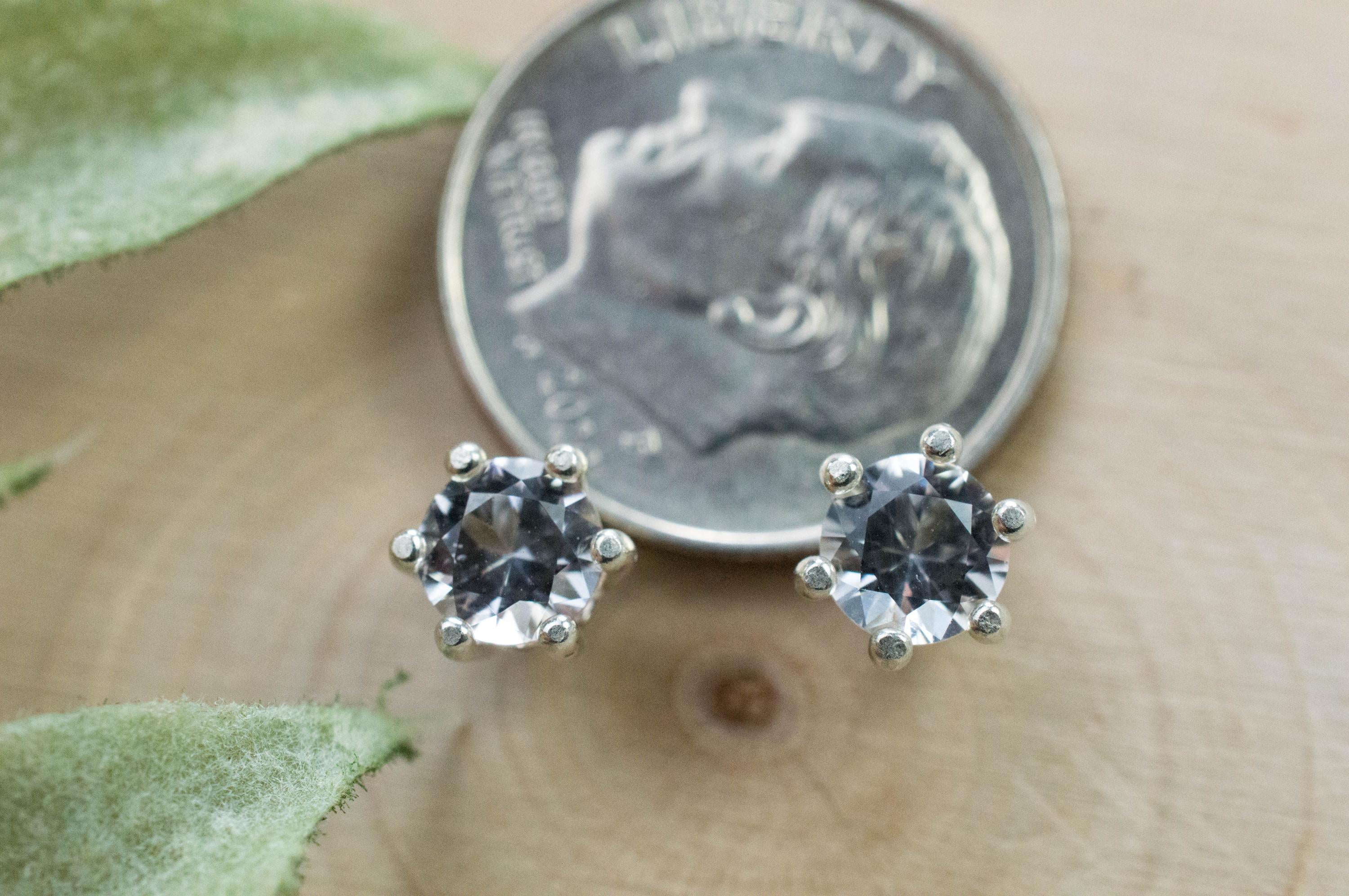 Phenakite Earrings; Natural Untreated Phenakite; 0.840cts - Mark Oliver Gems