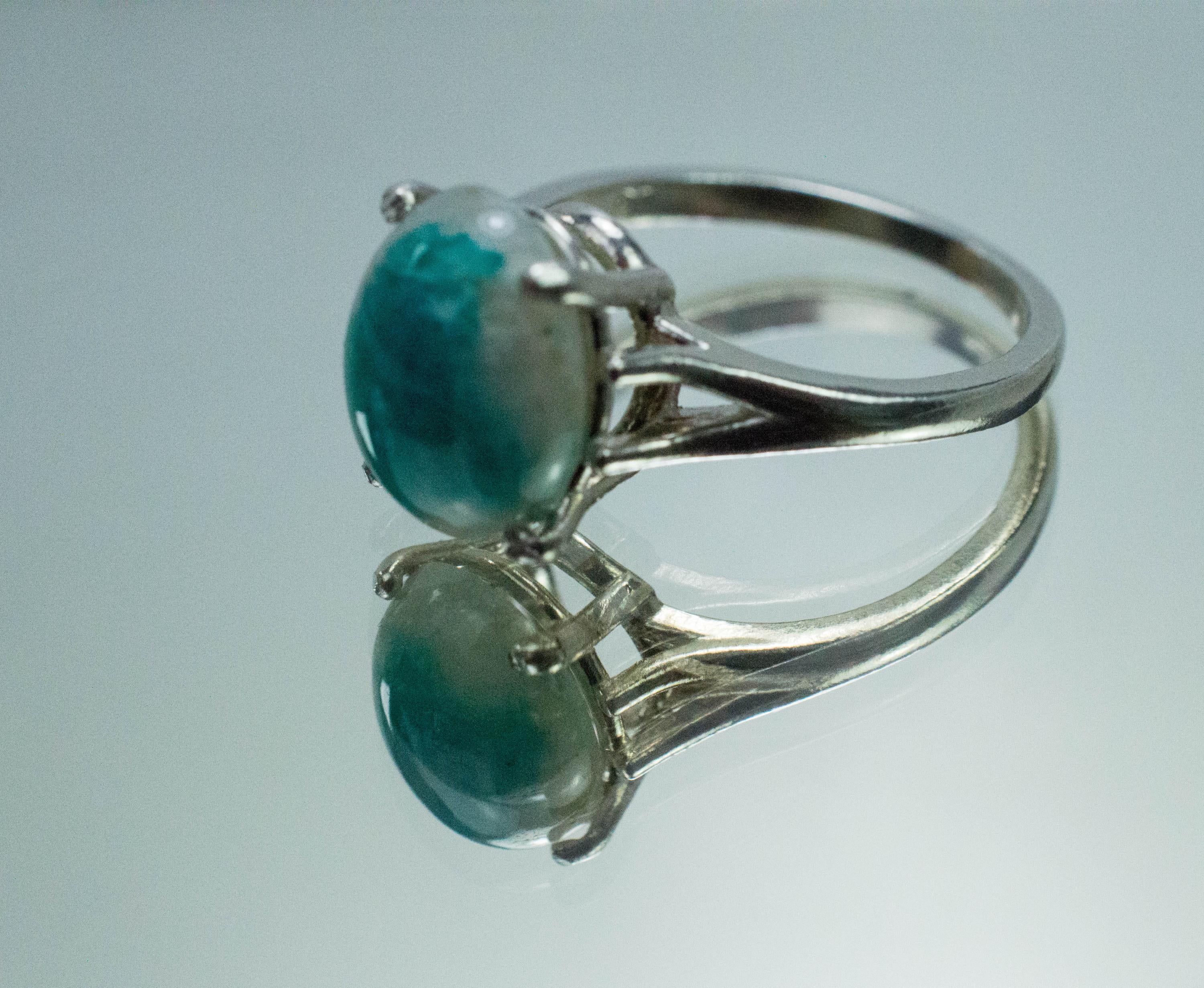 Amazonite Pendant; Natural Untreated Brazil Amazonite in Quartz; 3.275cts - Mark Oliver Gems