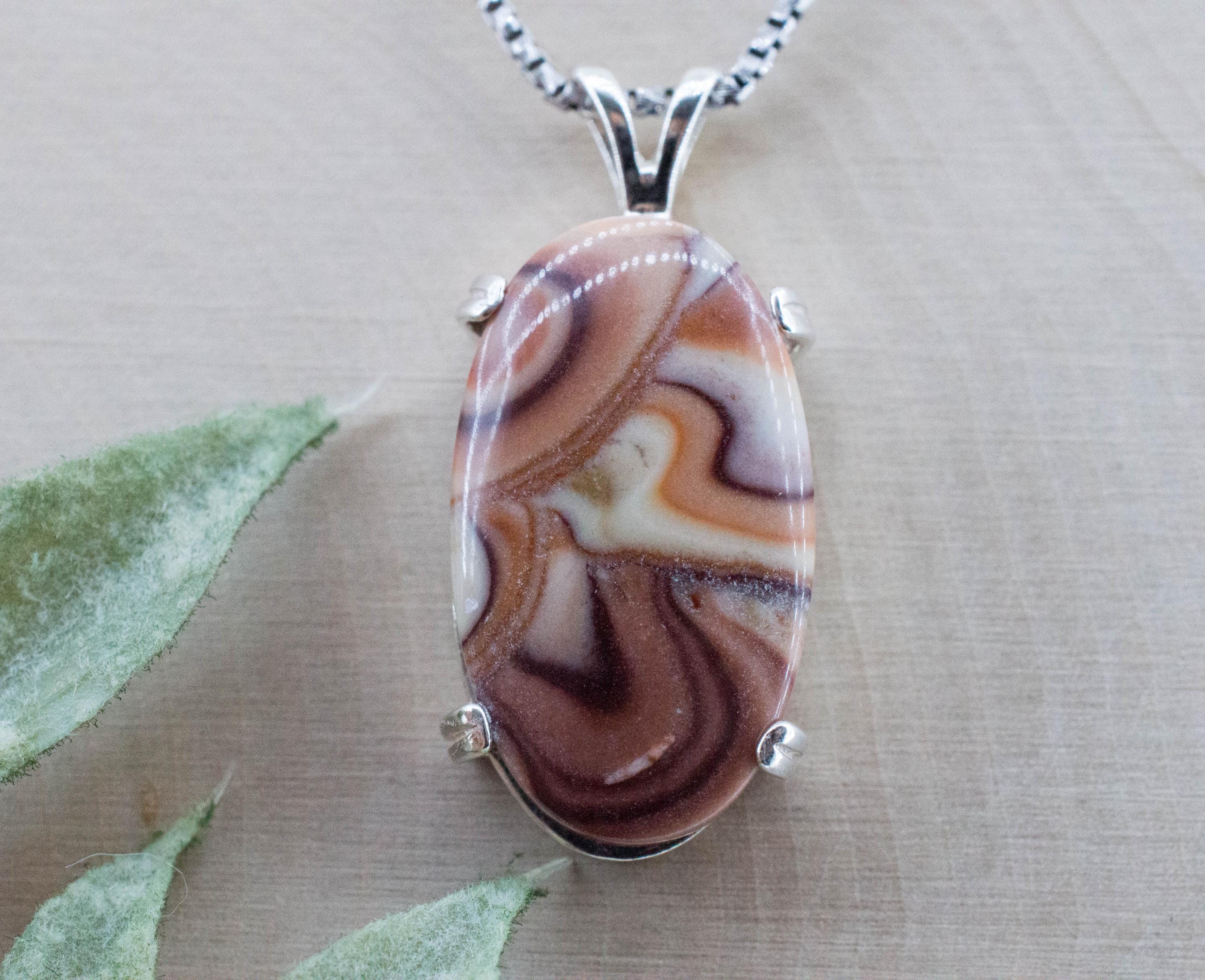 Dolomite Pendant; Natural Untreated Mexico Rolling Hills Dolomite; 16.550cts - Mark Oliver Gems