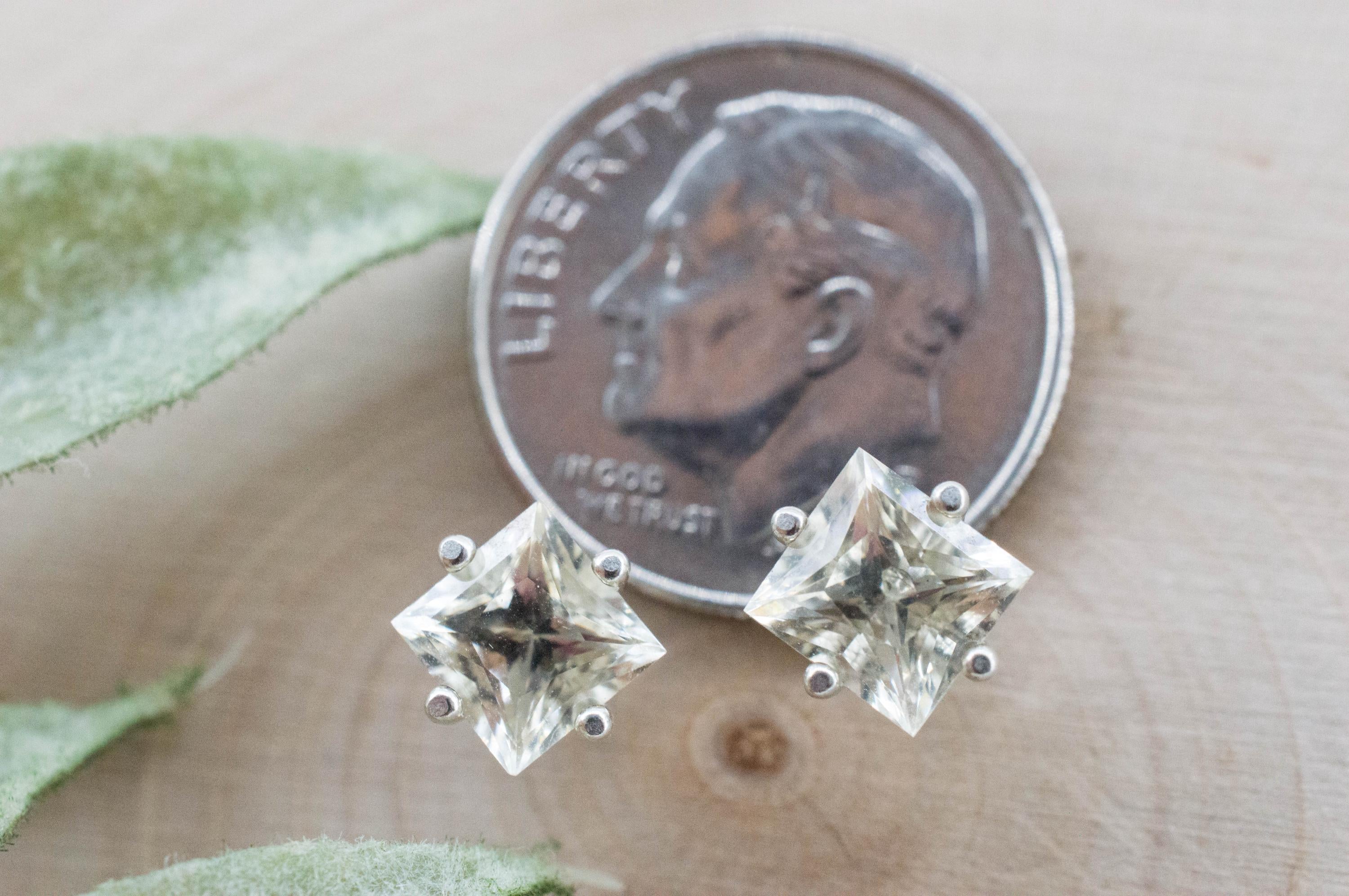 Oregon Sunstone Earrings; Natural Untreated USA Yellow Sunstone; 1.600cts - Mark Oliver Gems