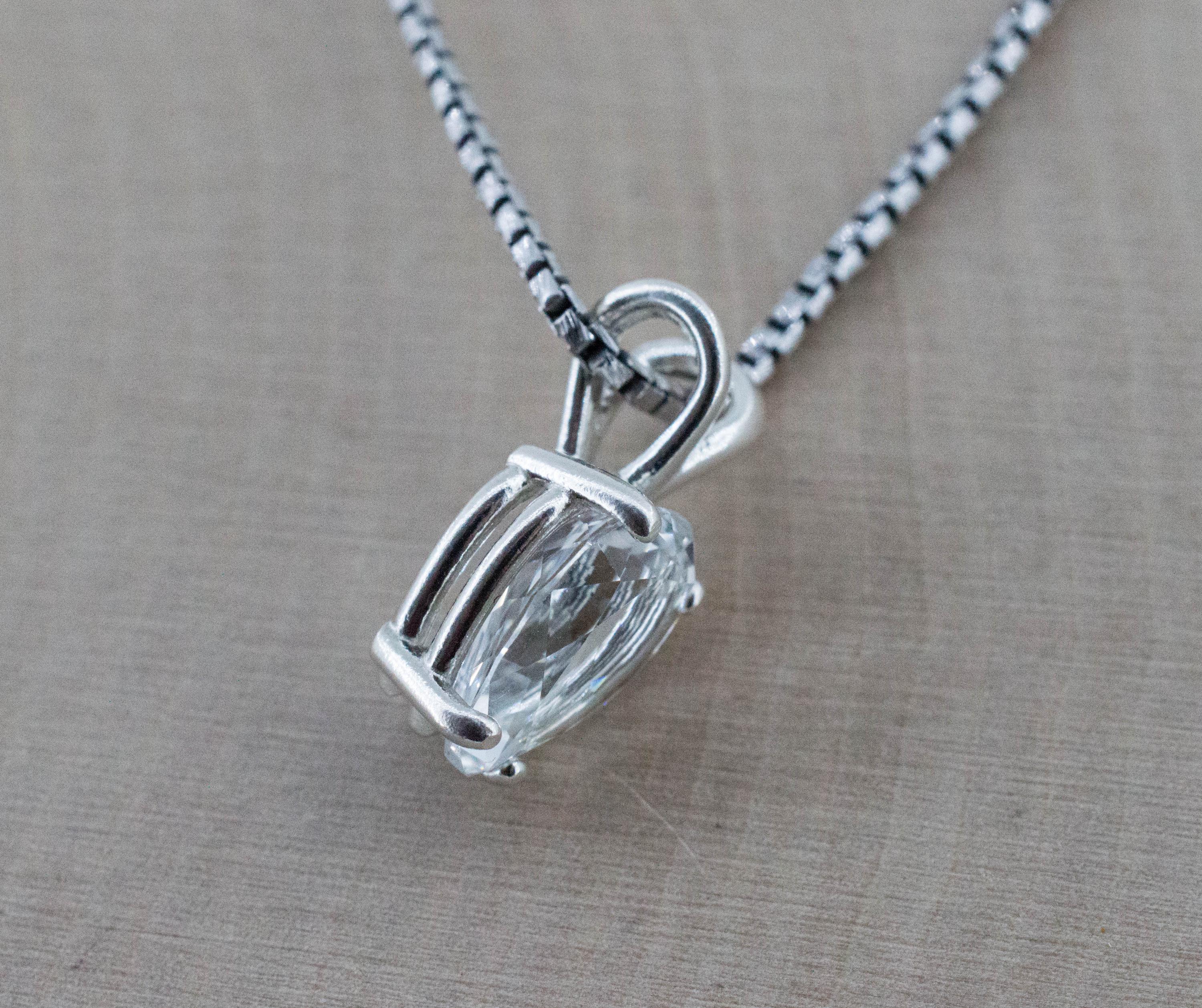 Topaz Pendant; Natural Untreated Colombia Topaz; 2.245cts - Mark Oliver Gems