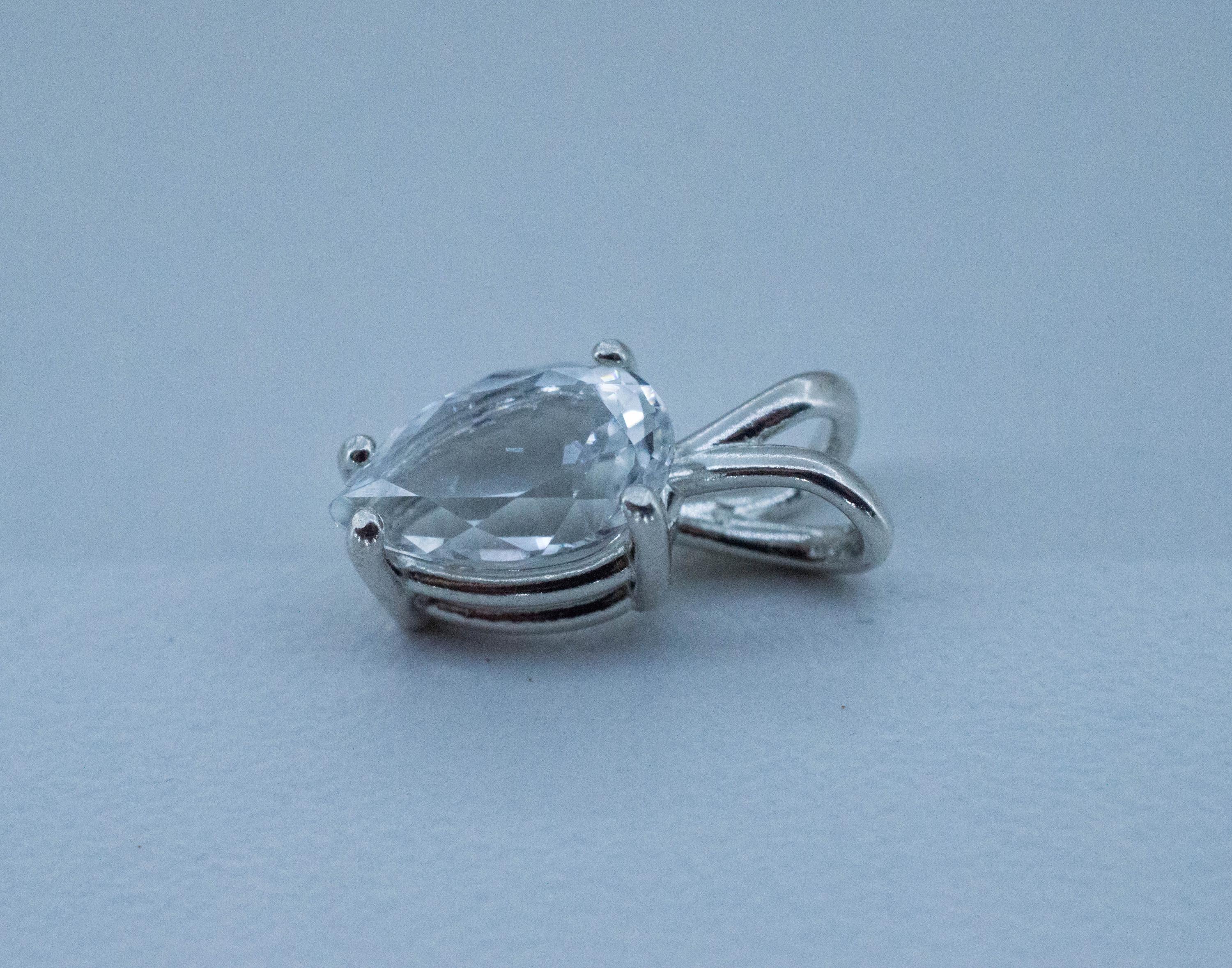 Topaz Pendant; Natural Untreated Colombia Topaz; 2.245cts - Mark Oliver Gems