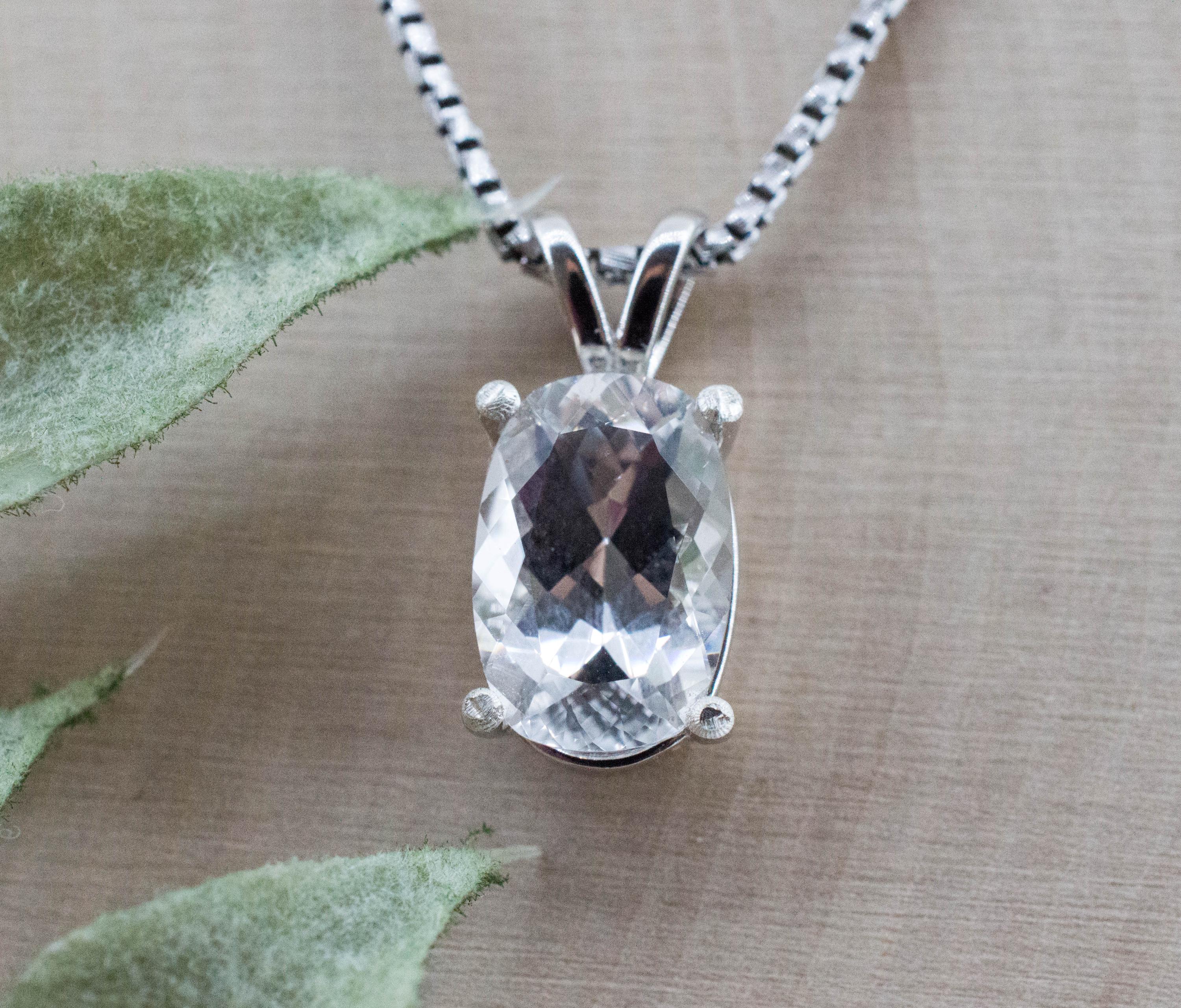 Topaz Pendant; Natural Untreated Colombia Topaz; 3.465cts - Mark Oliver Gems