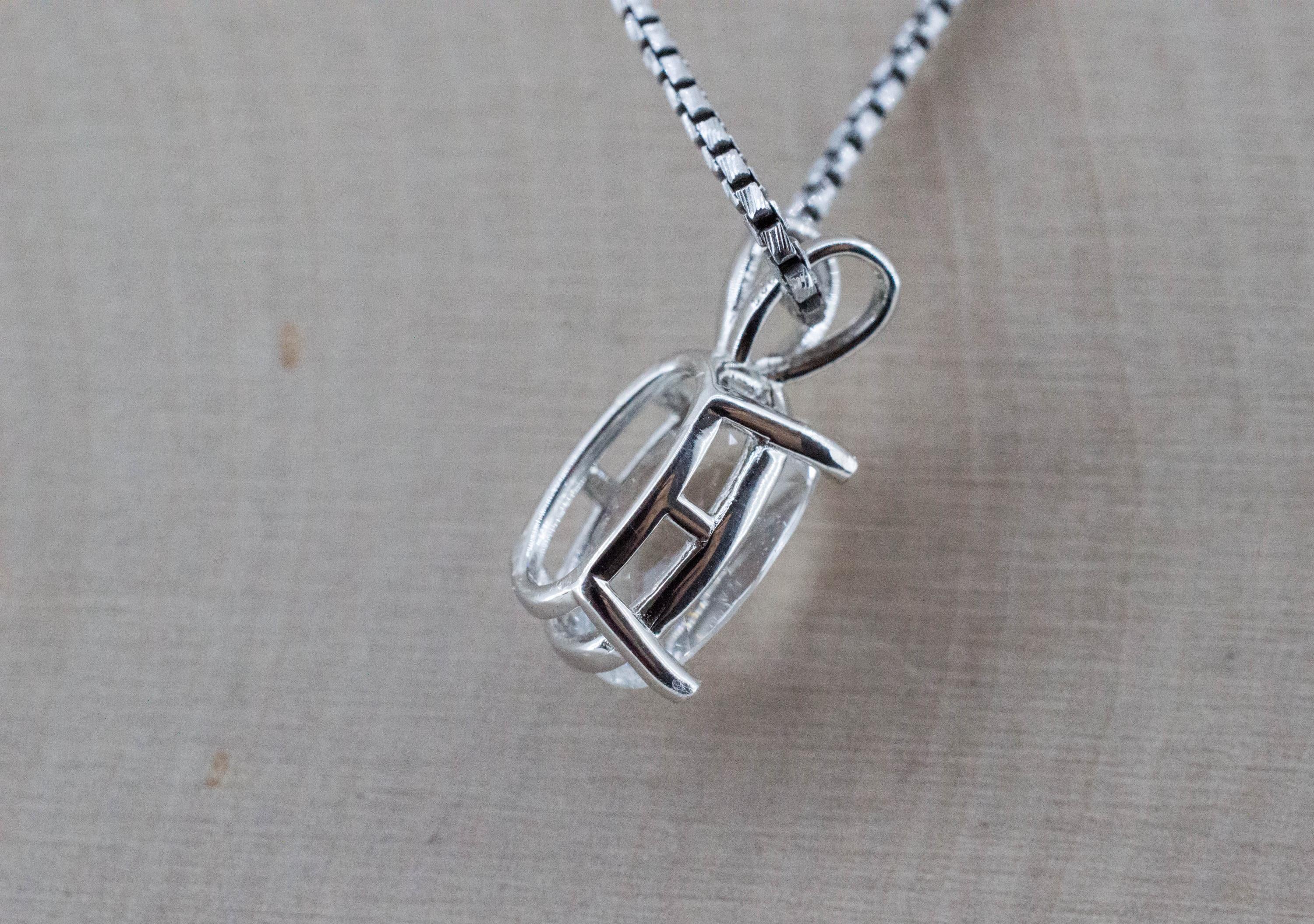 Topaz Pendant; Natural Untreated Colombia Topaz; 3.465cts - Mark Oliver Gems