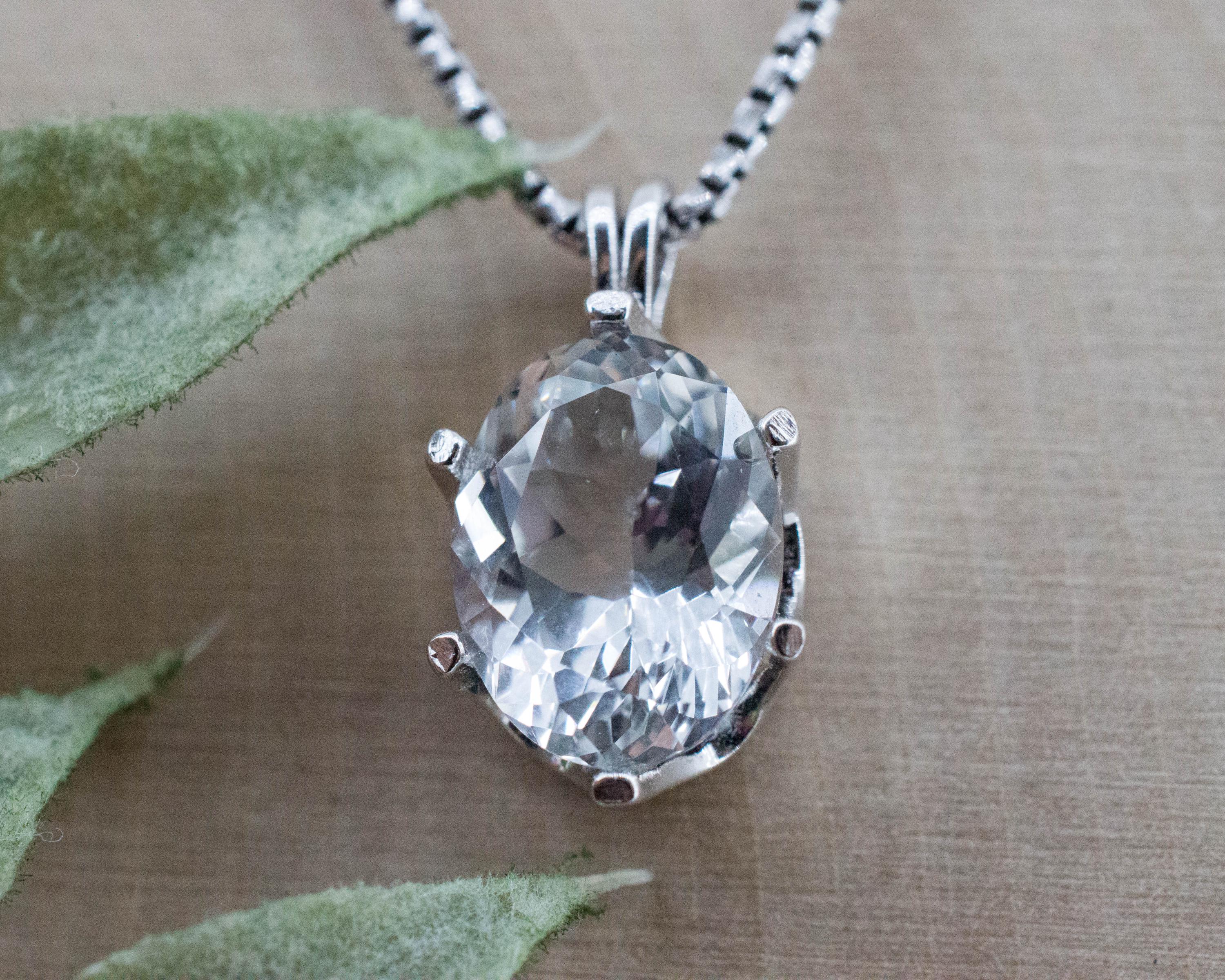 Topaz Pendant; Natural Untreated Colombia Topaz; 4.825cts - Mark Oliver Gems