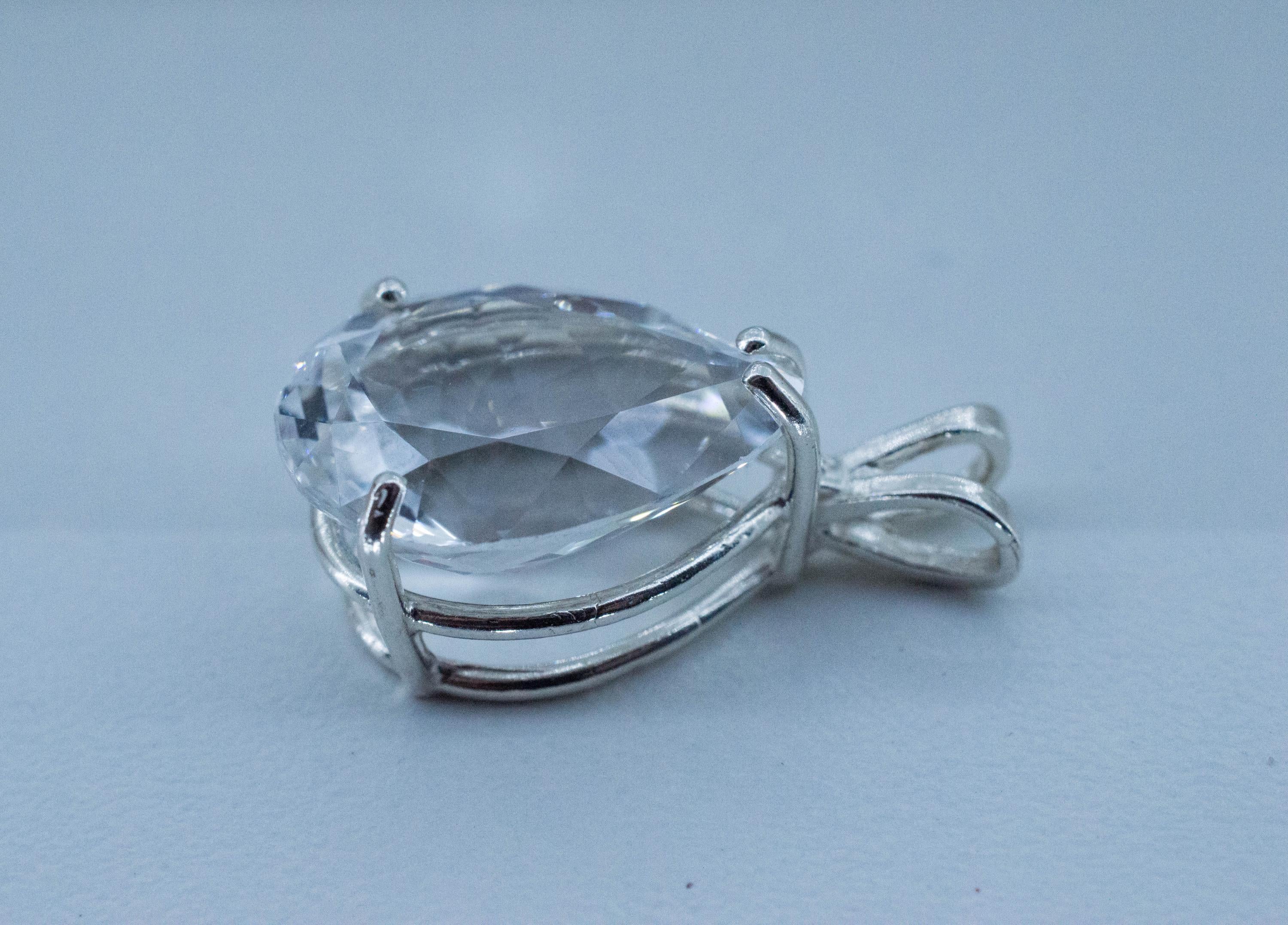 Topaz Pendant; Natural Untreated Colombia Topaz; 16.350cts - Mark Oliver Gems