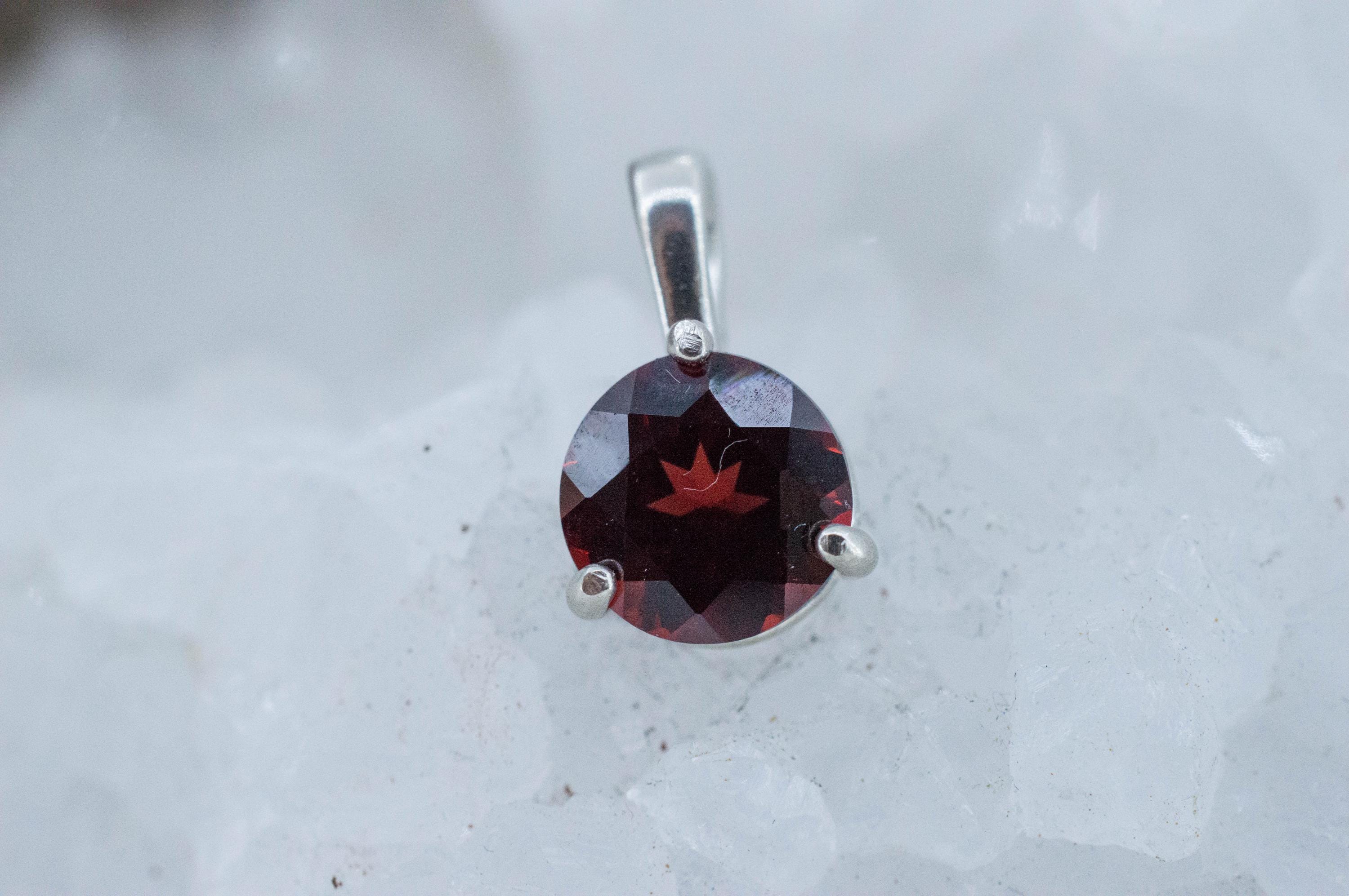 Pyrope Garnet Pendant; Natural Untreated Madagascar Garnet; 2.230cts - Mark Oliver Gems