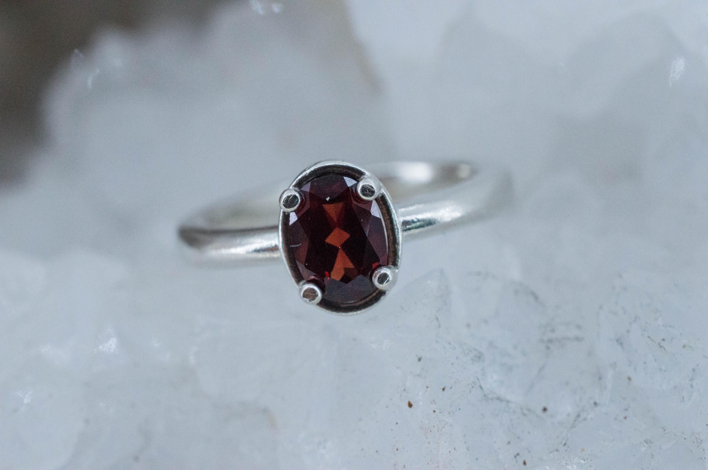 Pyrope Garnet Ring; Natural Untreated Madagascar Garnet; 1.010cts - Mark Oliver Gems