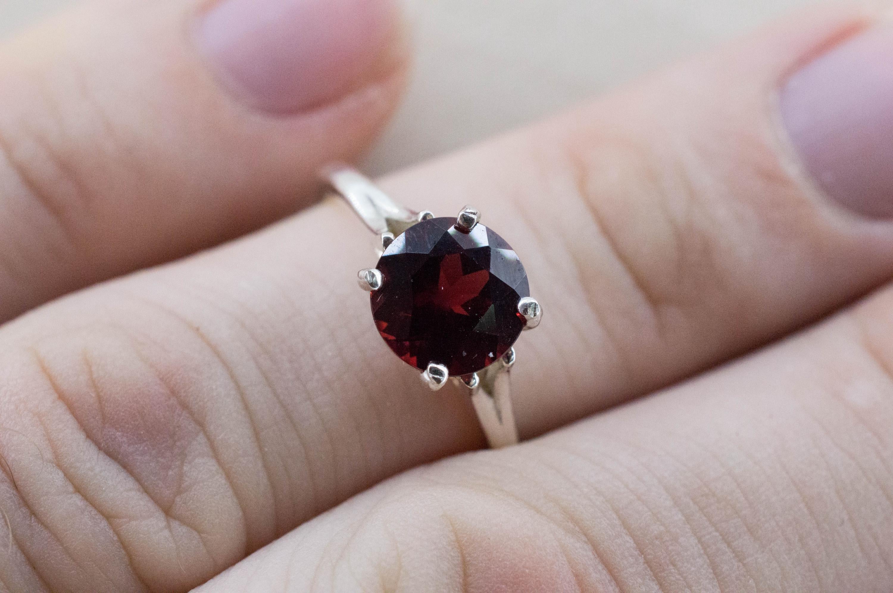 Pyrope Garnet Ring; Natural Untreated Madagascar Garnet; 2.310cts - Mark Oliver Gems