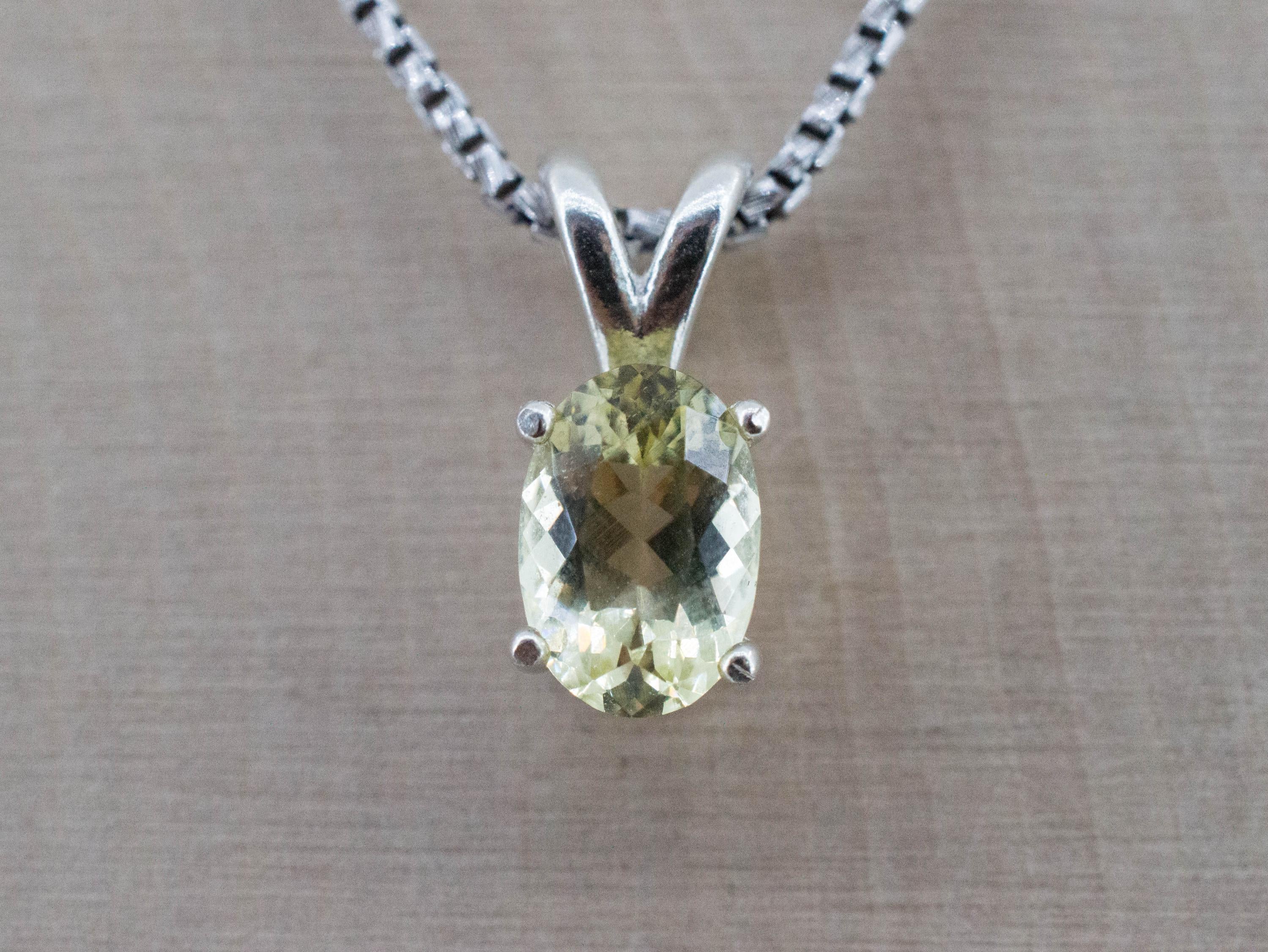 Heliodor Pendant, Natural Untreated Ukraine Golden Beryl; 1.720cts - Mark Oliver Gems
