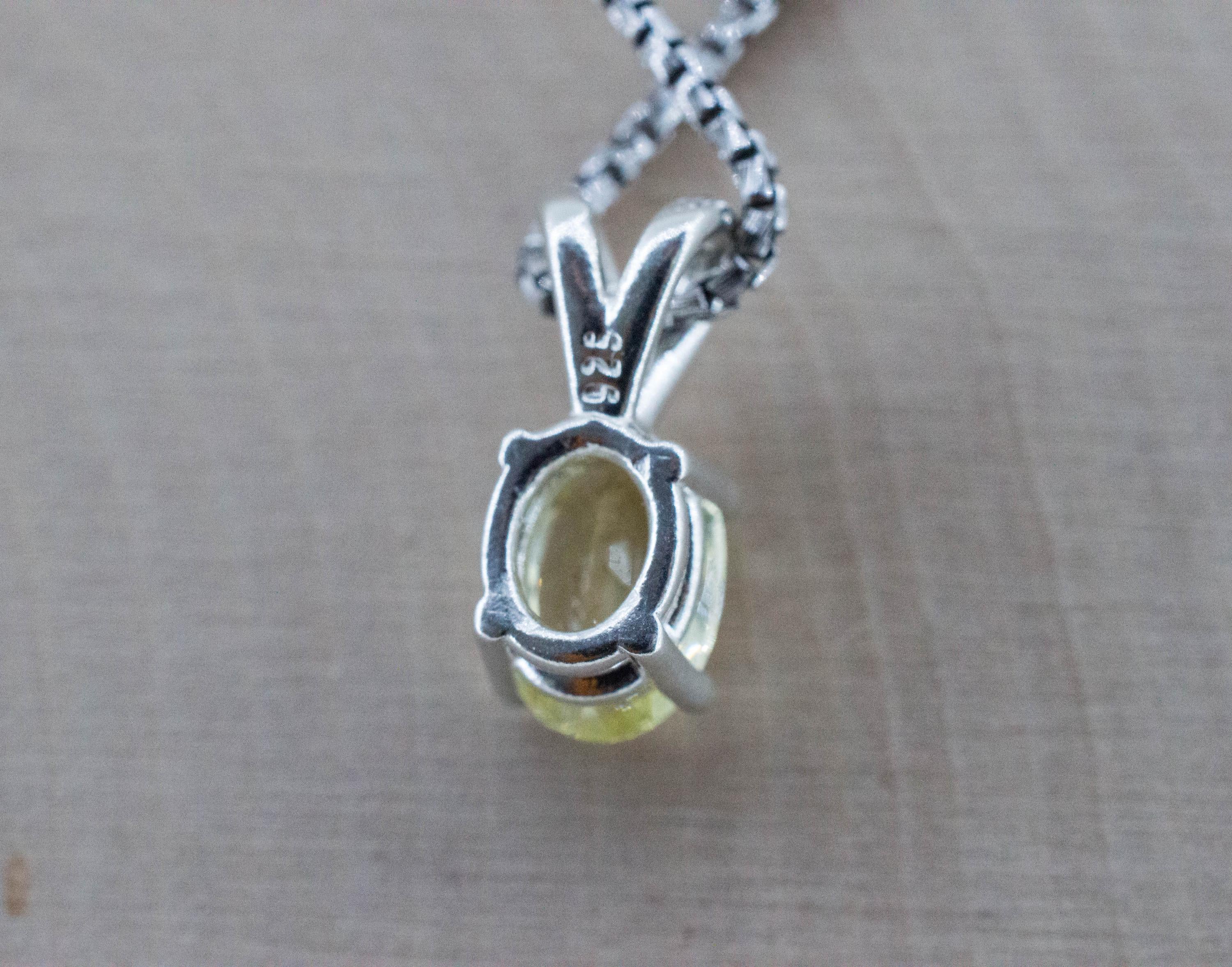 Heliodor Pendant, Natural Untreated Ukraine Golden Beryl; 1.720cts - Mark Oliver Gems