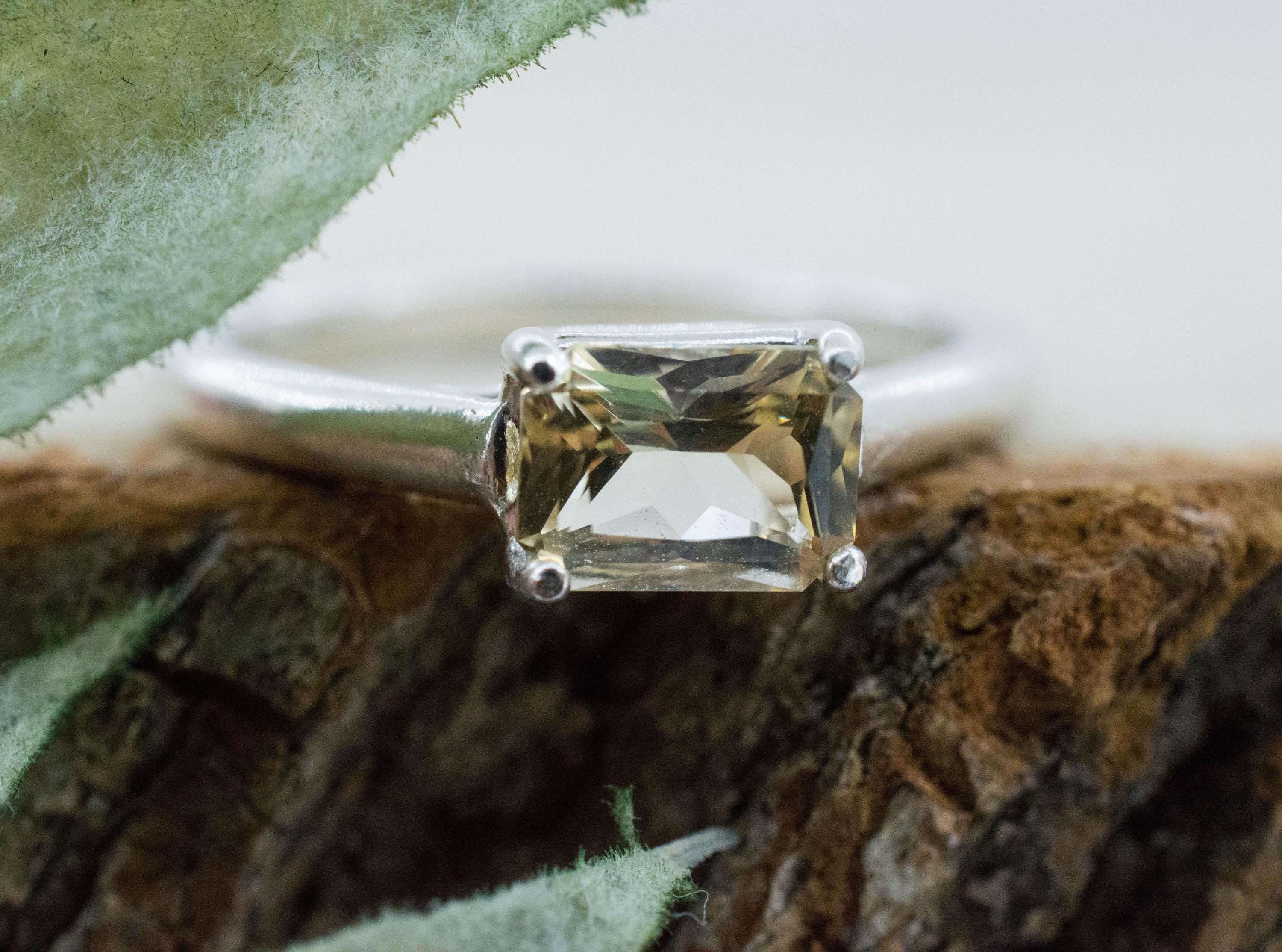 Heliodor Ring, Natural Untreated Brazil Golden Beryl; 0.875cts - Mark Oliver Gems