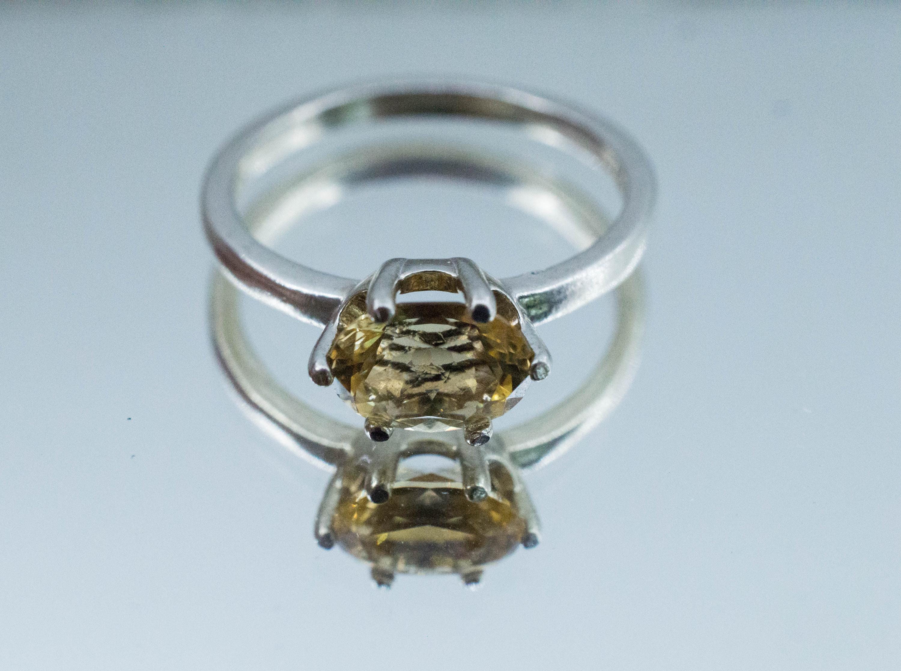 Heliodor Ring, Natural Untreated Brazil Golden Beryl; 1.120cts - Mark Oliver Gems