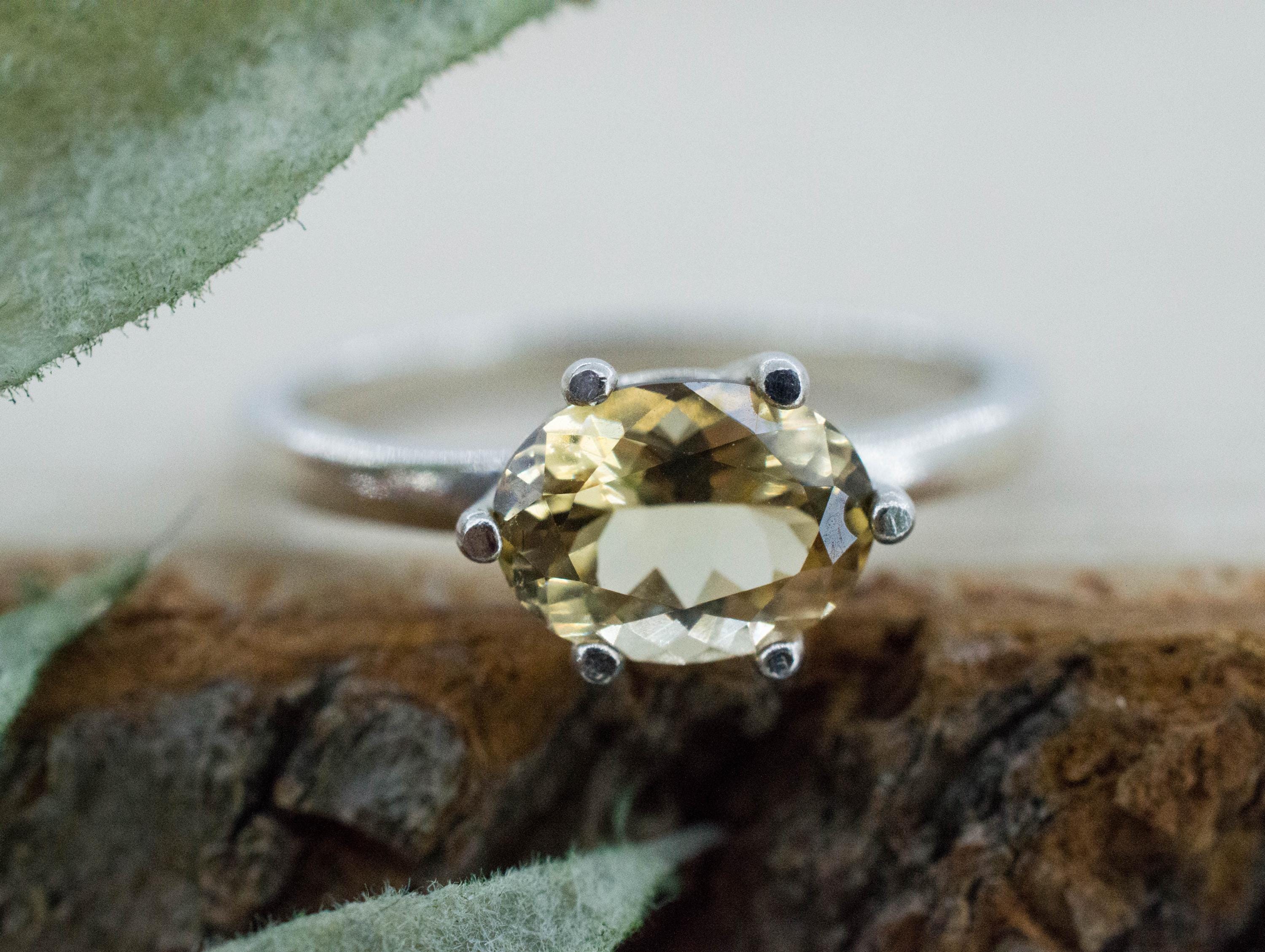 Heliodor Ring, Natural Untreated Brazil Golden Beryl; 1.120cts - Mark Oliver Gems