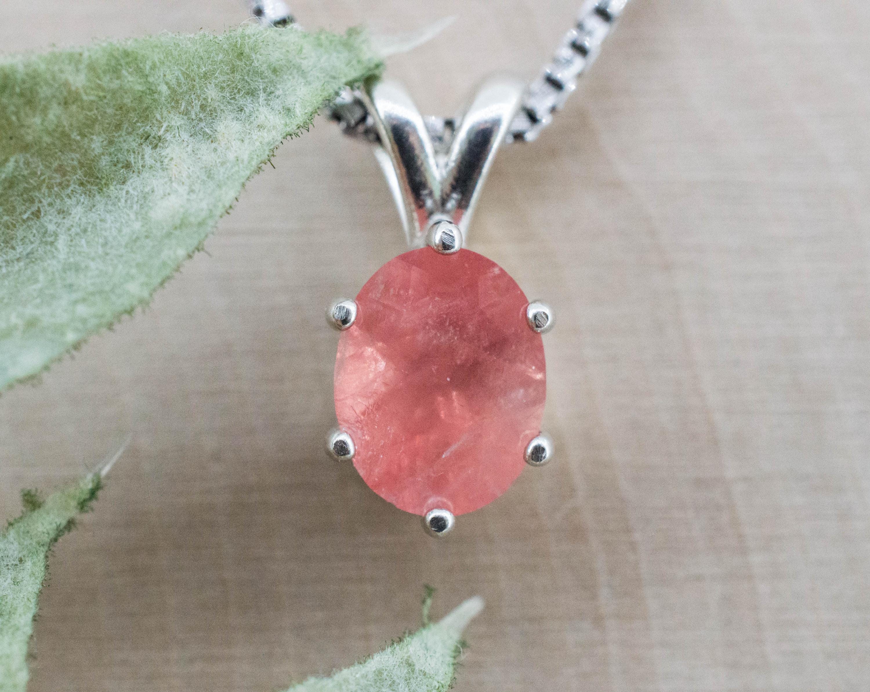 Rhodochrosite Pendant; Natural Untreated USA Sweet Home Rhodochrosite; 1.990cts - Mark Oliver Gems