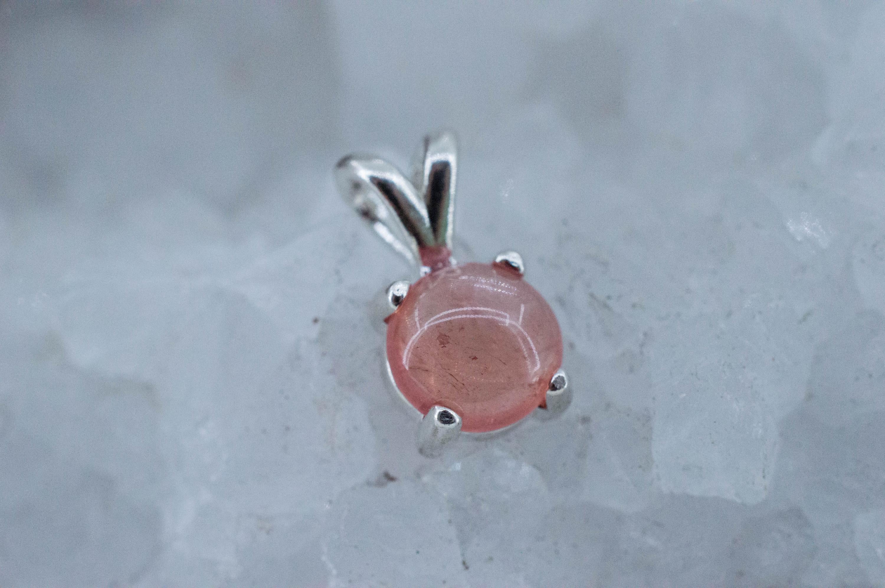 Rhodochrosite Pendant; Natural Untreated USA Sweet Home Rhodochrosite; 2.230cts - Mark Oliver Gems