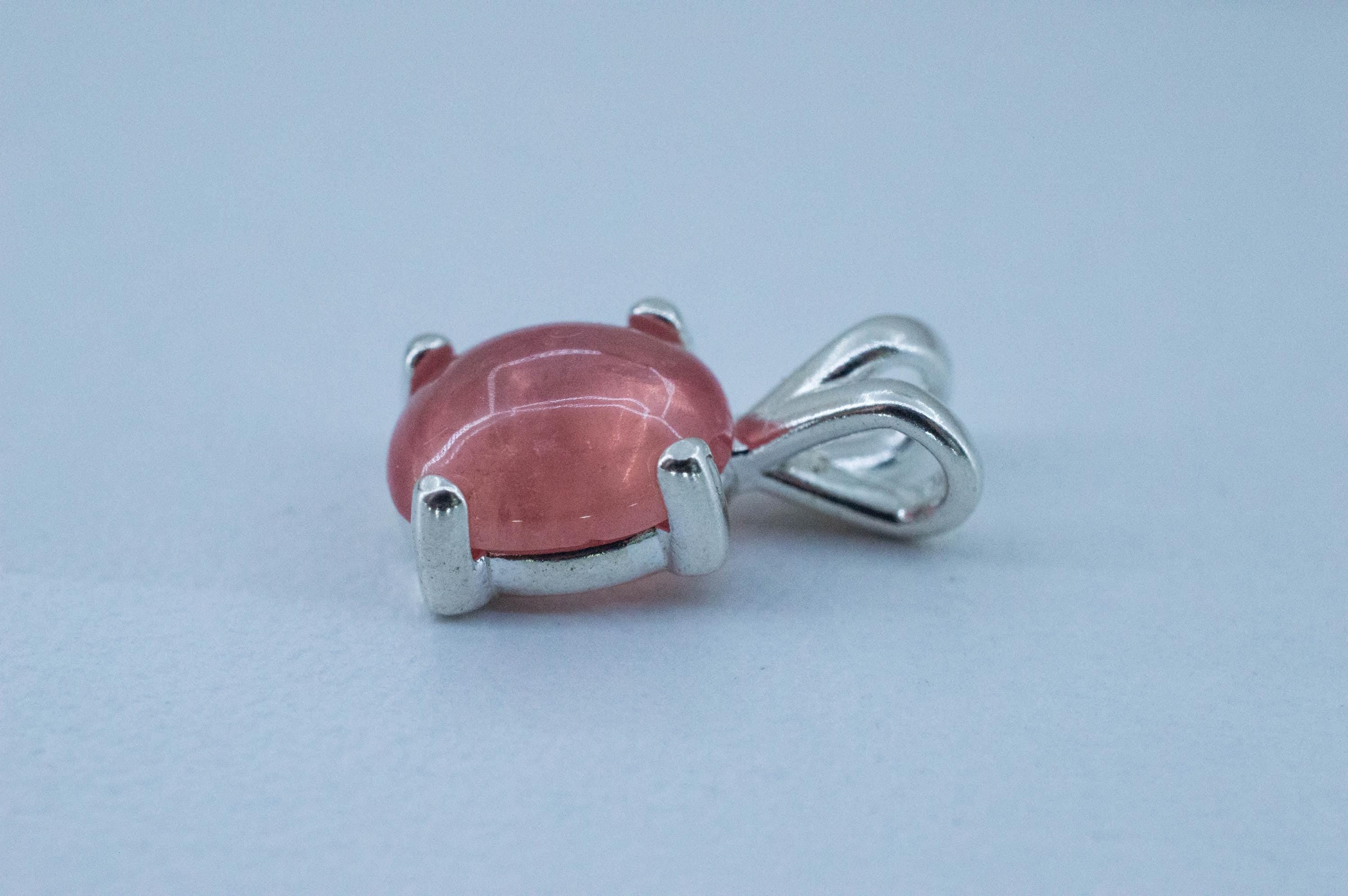 Rhodochrosite Pendant; Natural Untreated USA Sweet Home Rhodochrosite; 3.130cts - Mark Oliver Gems