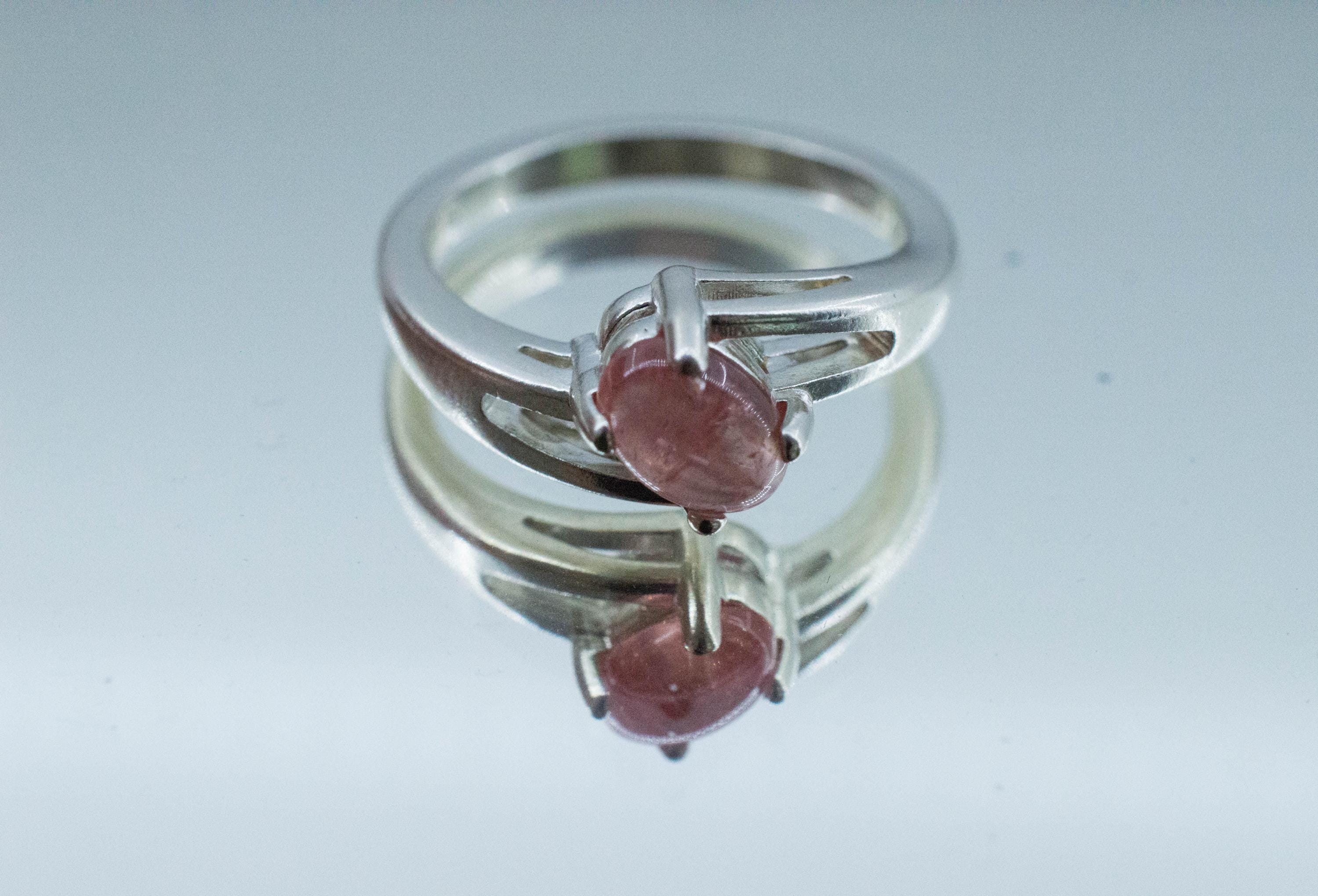 Rhodochrosite Ring, Natural Untreated USA Sweet Home Rhodochrosite; 1.015cts - Mark Oliver Gems