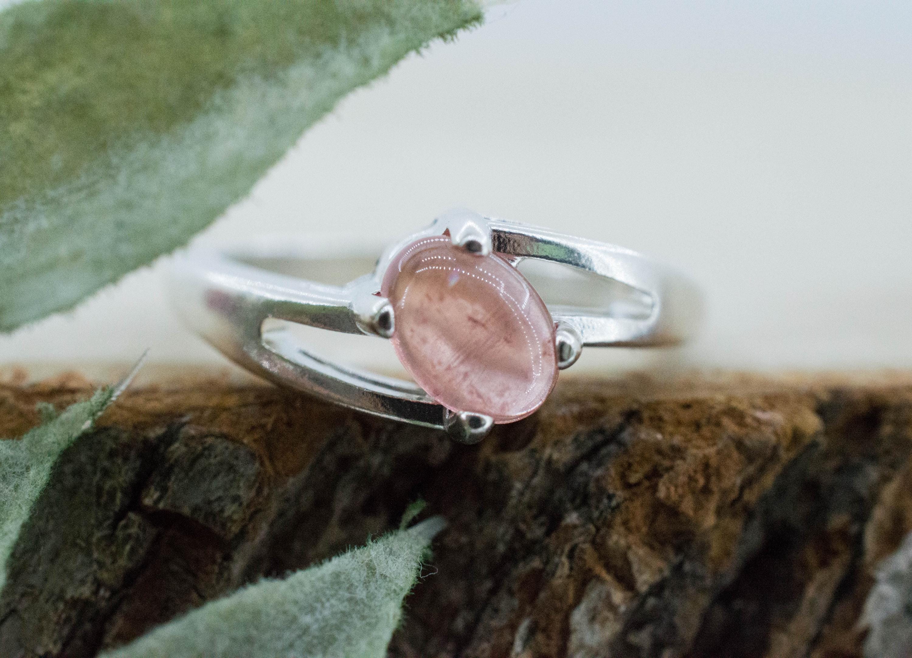Rhodochrosite Ring, Natural Untreated USA Sweet Home Rhodochrosite; 1.015cts - Mark Oliver Gems