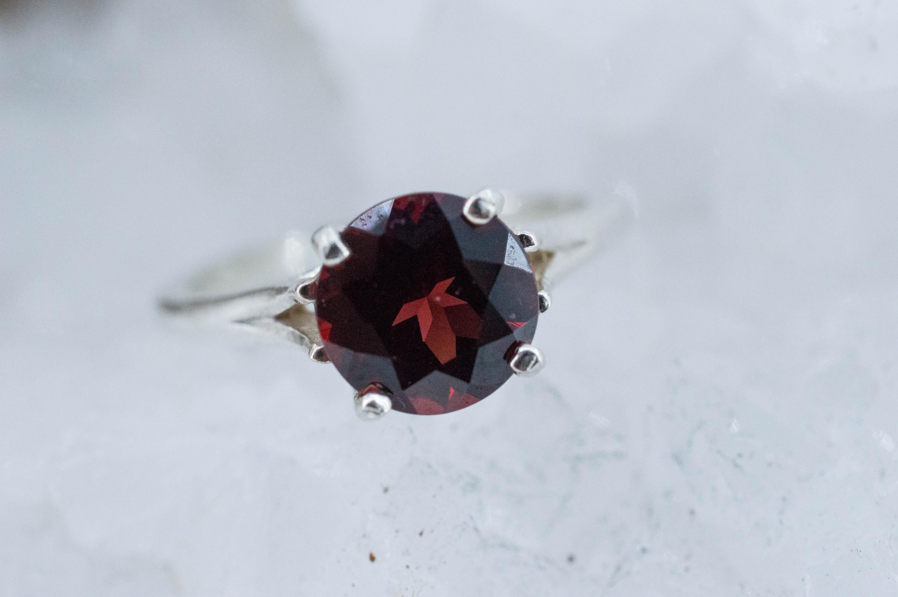 Pyrope Garnet Ring; Natural Untreated Madagascar Garnet; 2.310cts - Mark Oliver Gems