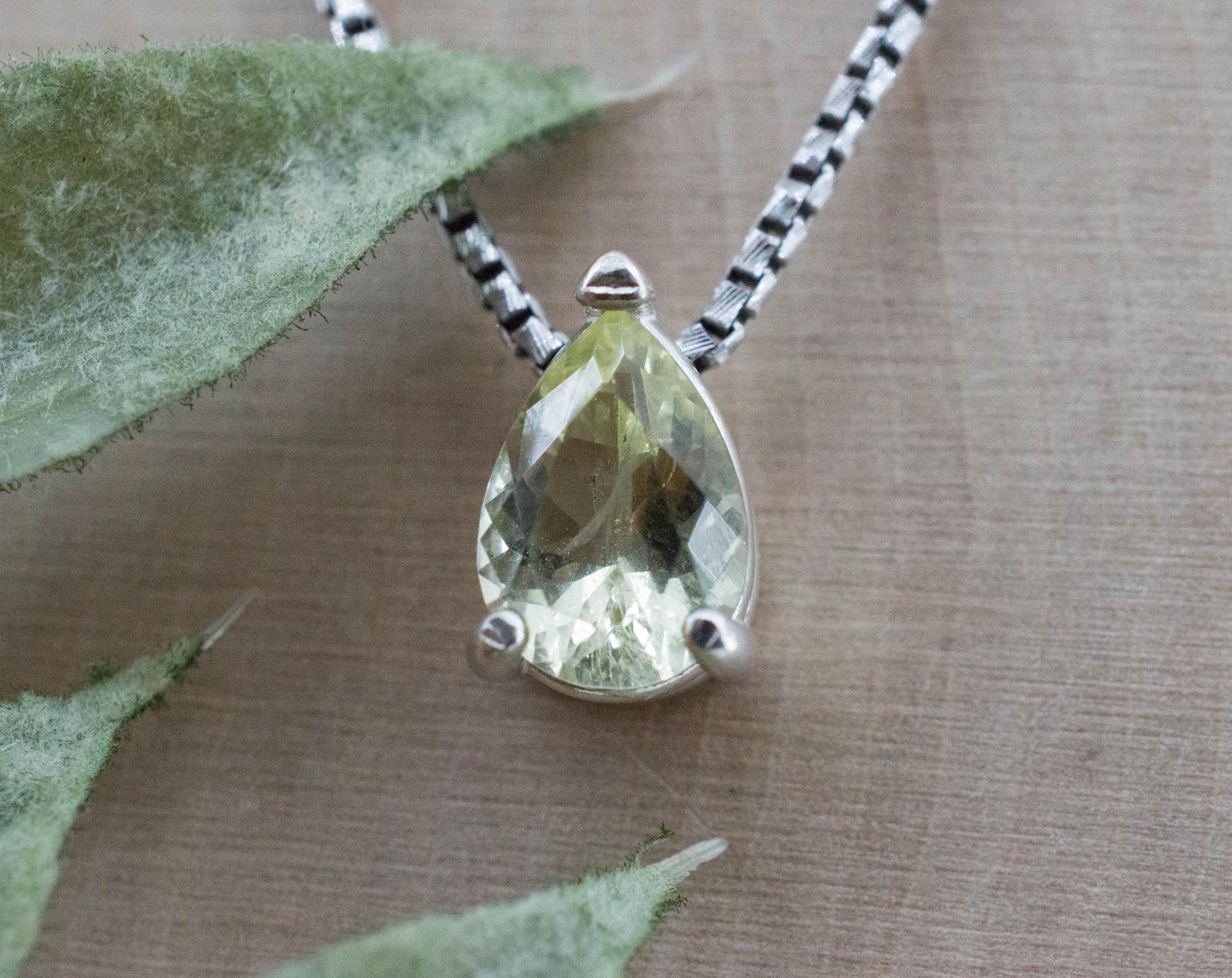 Heliodor Pendant, Natural Untreated Ukraine Golden Beryl; 1.300cts - Mark Oliver Gems