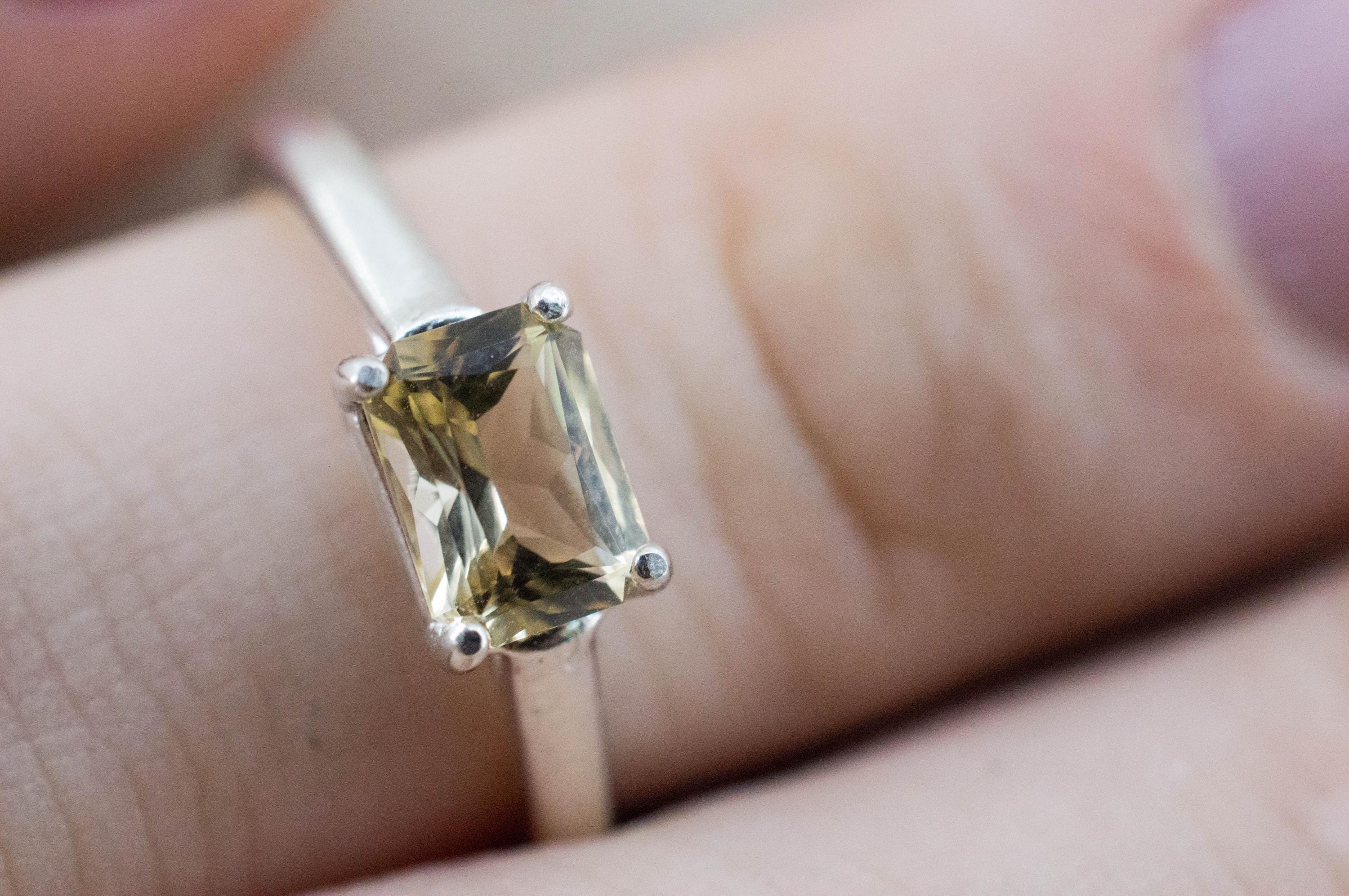 Heliodor Ring, Natural Untreated Brazil Golden Beryl; 0.875cts - Mark Oliver Gems