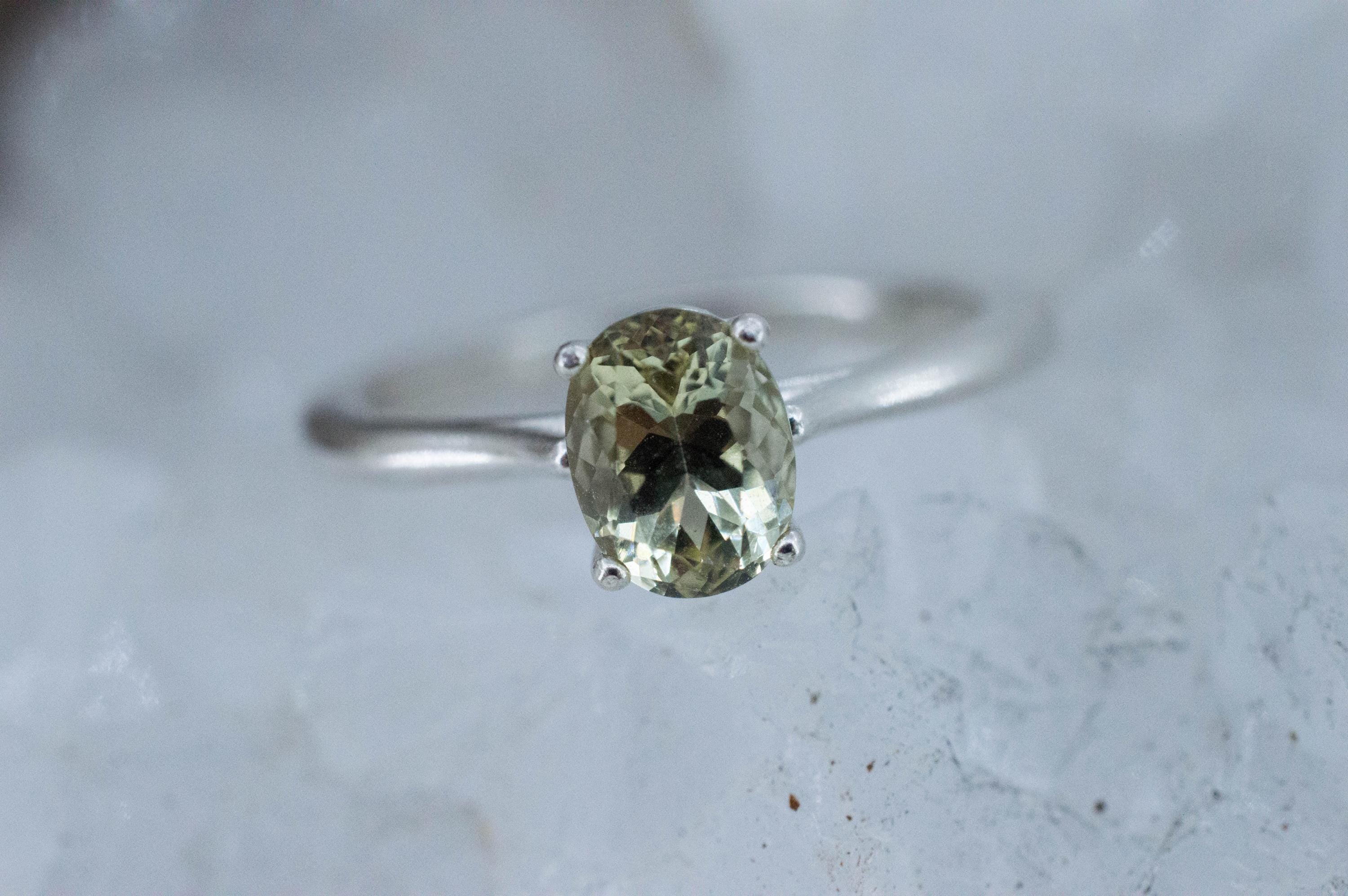 Heliodor Ring, Natural Untreated Ukraine Golden Beryl; 0.860cts - Mark Oliver Gems