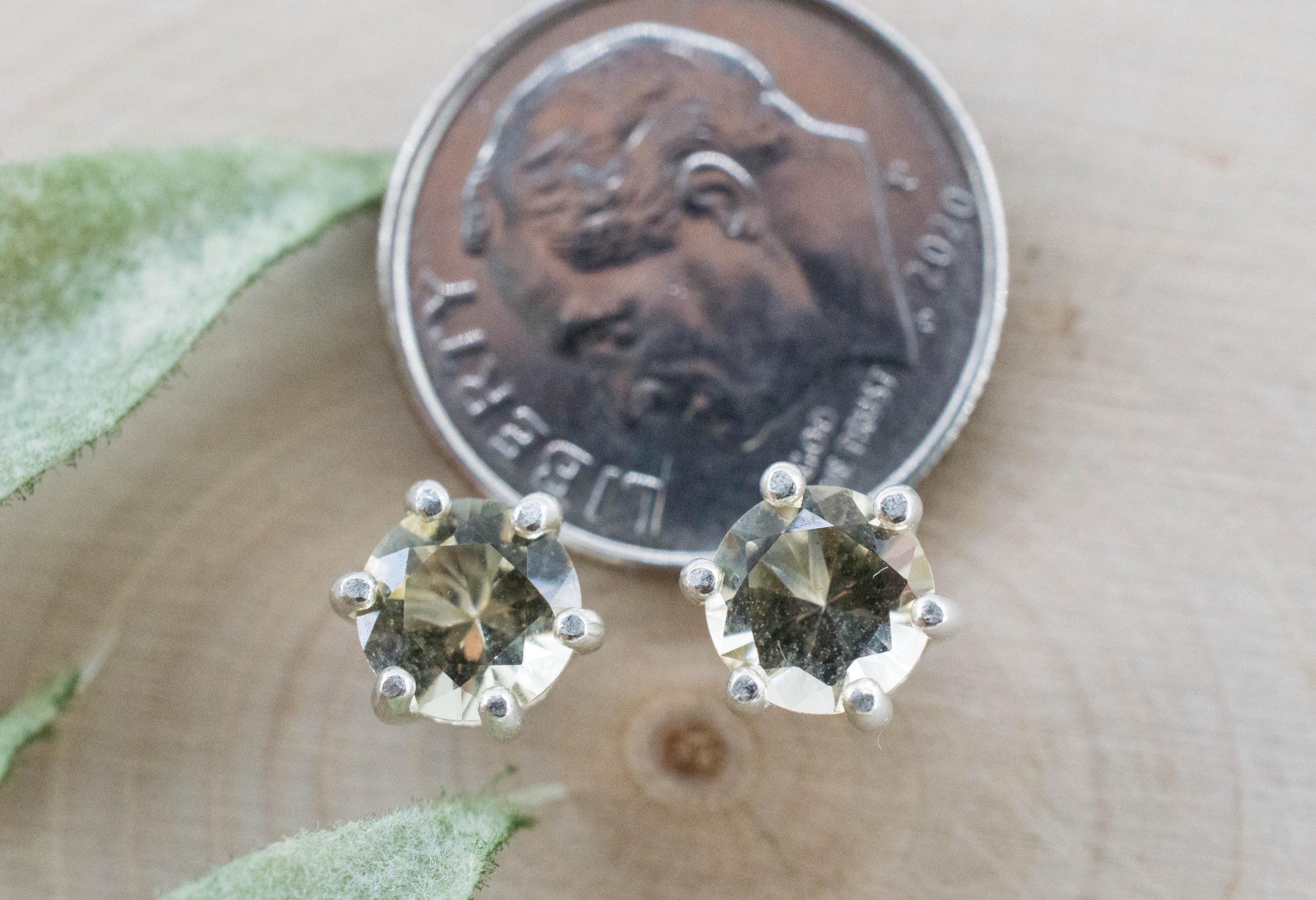 Heliodor Earrings, Natural Untreated Brazil Golden Beryl; 1.260cts - Mark Oliver Gems