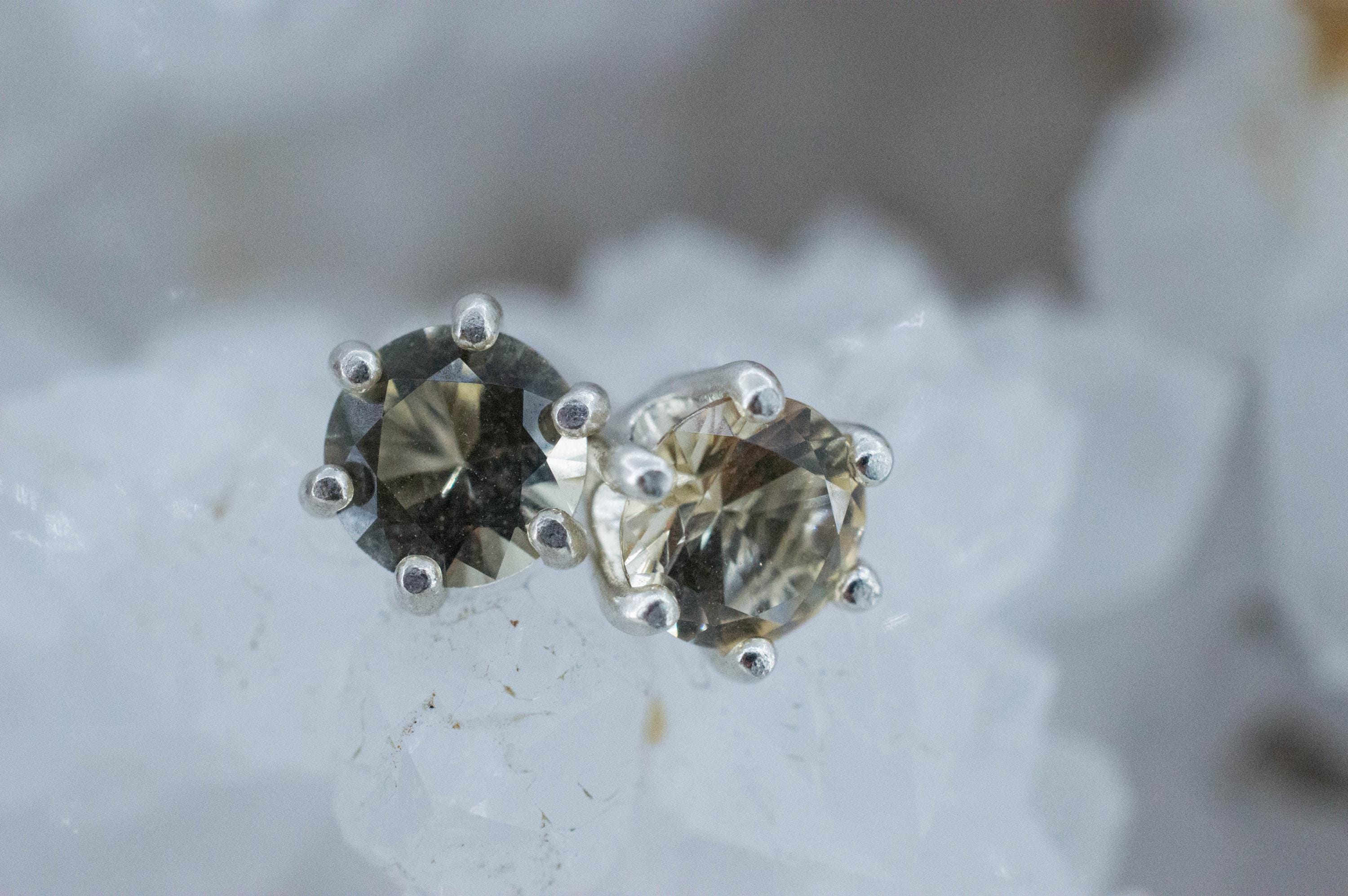 Heliodor Earrings, Natural Untreated Brazil Golden Beryl; 1.260cts - Mark Oliver Gems