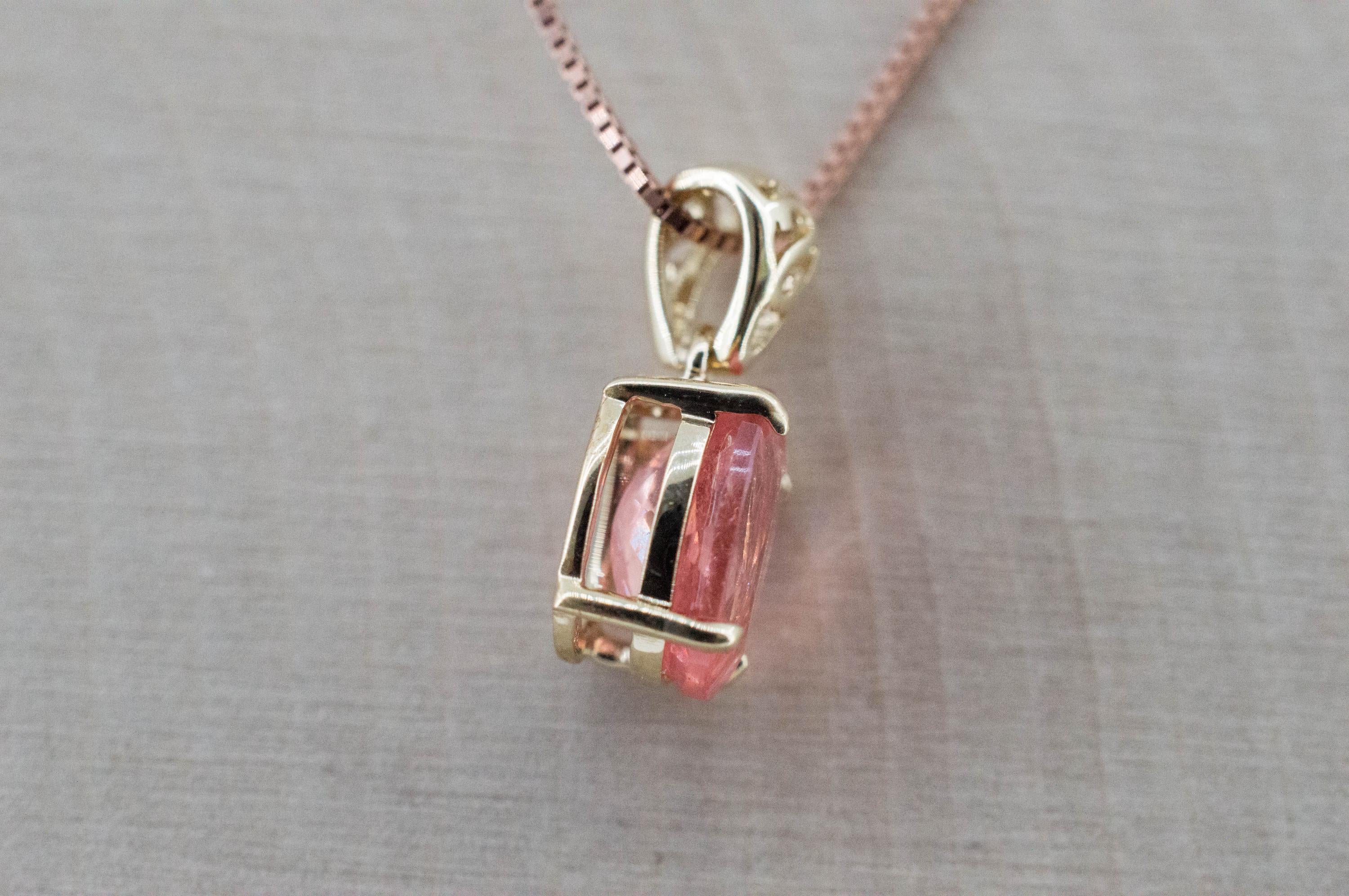 Rhodochrosite Pendant; Natural Untreated USA Sweet Home Rhodochrosite; 1.520cts - Mark Oliver Gems