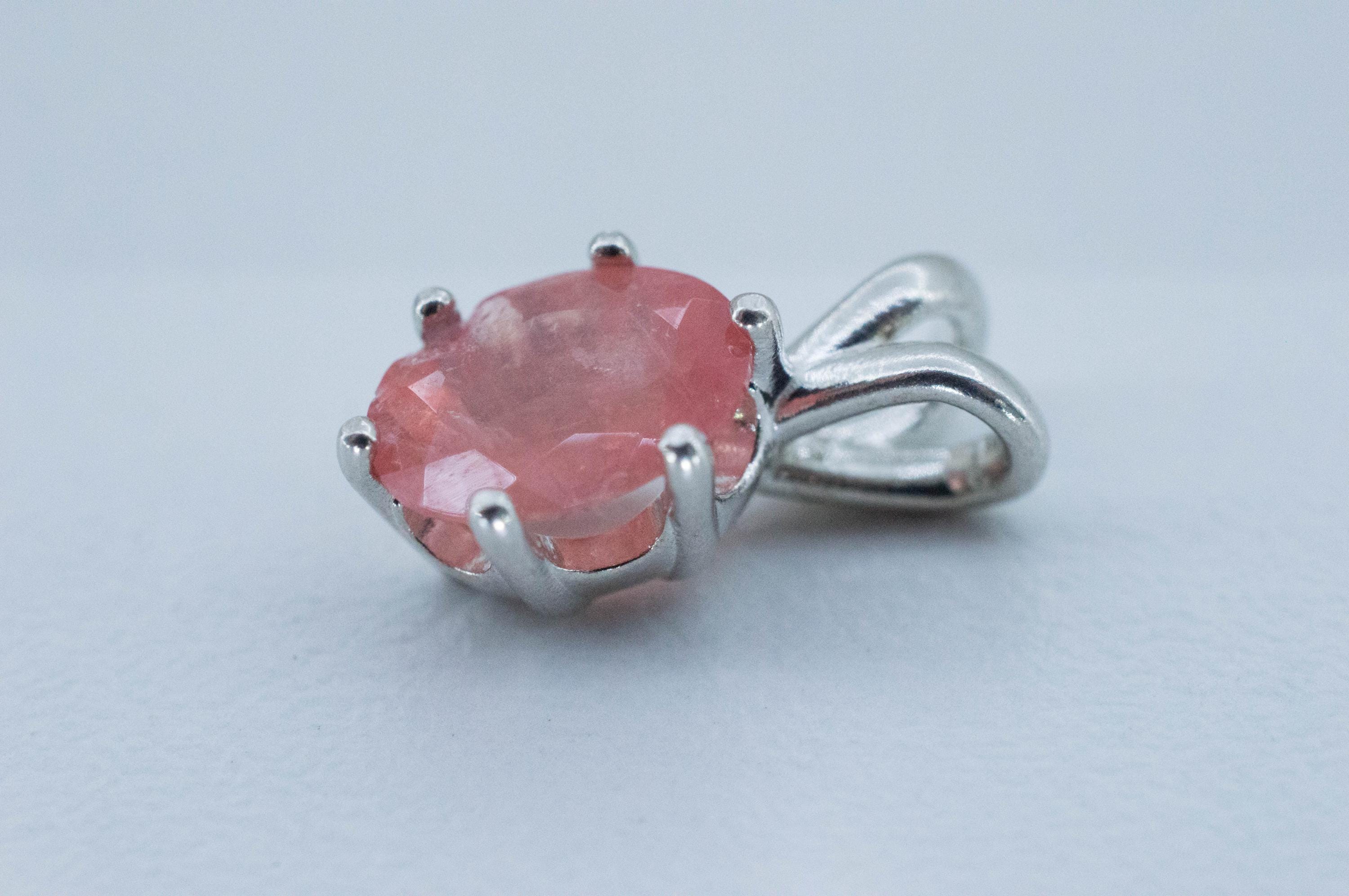 Rhodochrosite Pendant; Natural Untreated USA Sweet Home Rhodochrosite; 1.990cts - Mark Oliver Gems
