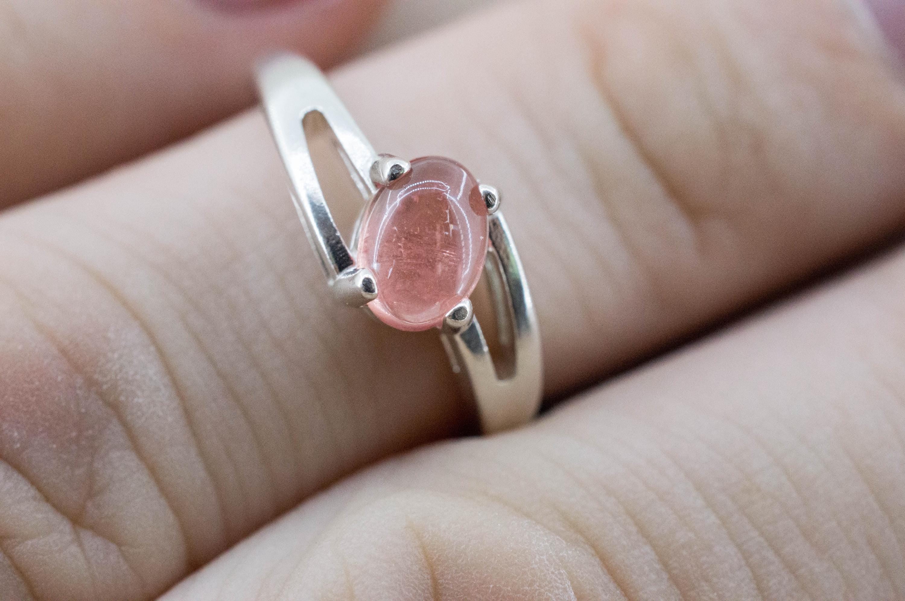 Rhodochrosite Ring, Natural Untreated USA Sweet Home Rhodochrosite; 1.015cts - Mark Oliver Gems