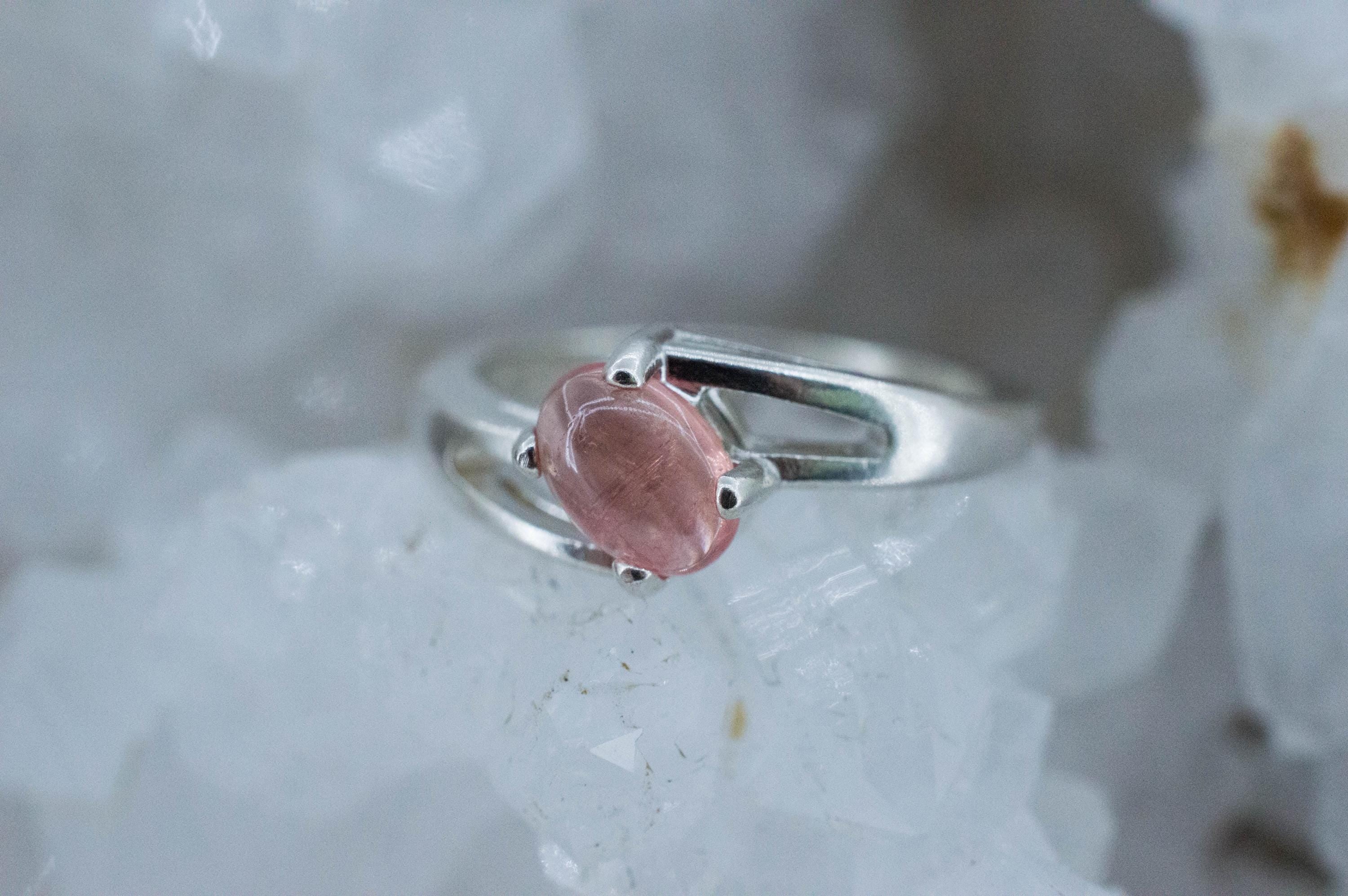 Rhodochrosite Ring, Natural Untreated USA Sweet Home Rhodochrosite; 1.015cts - Mark Oliver Gems