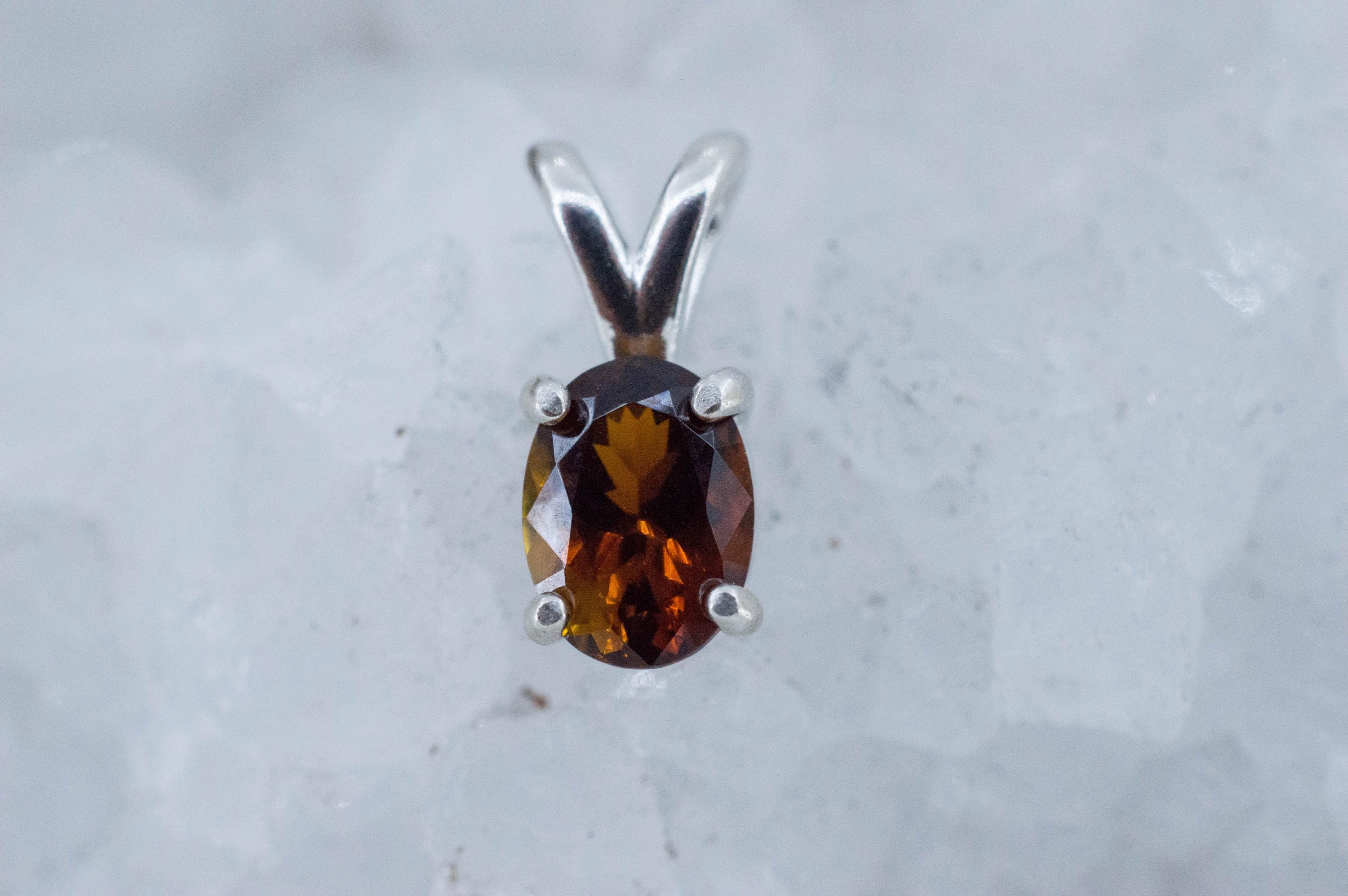 Sunset Tourmaline Pendant; Natural Untreated Tanzania Tourmaline; 1.165cts - Mark Oliver Gems