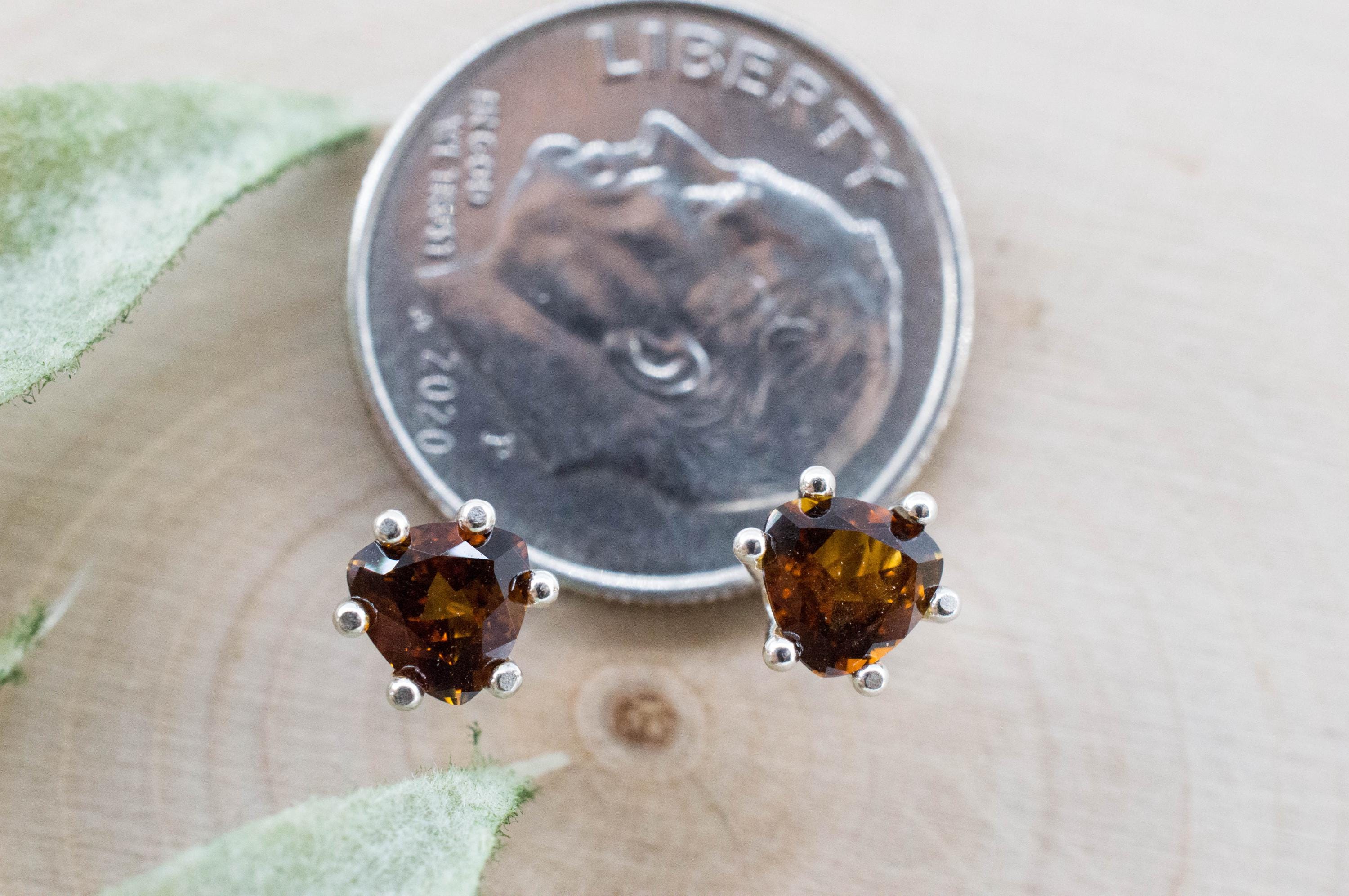 Sunset Tourmaline Earrings; Natural Untreated Tanzania Tourmaline; 0.700cts - Mark Oliver Gems