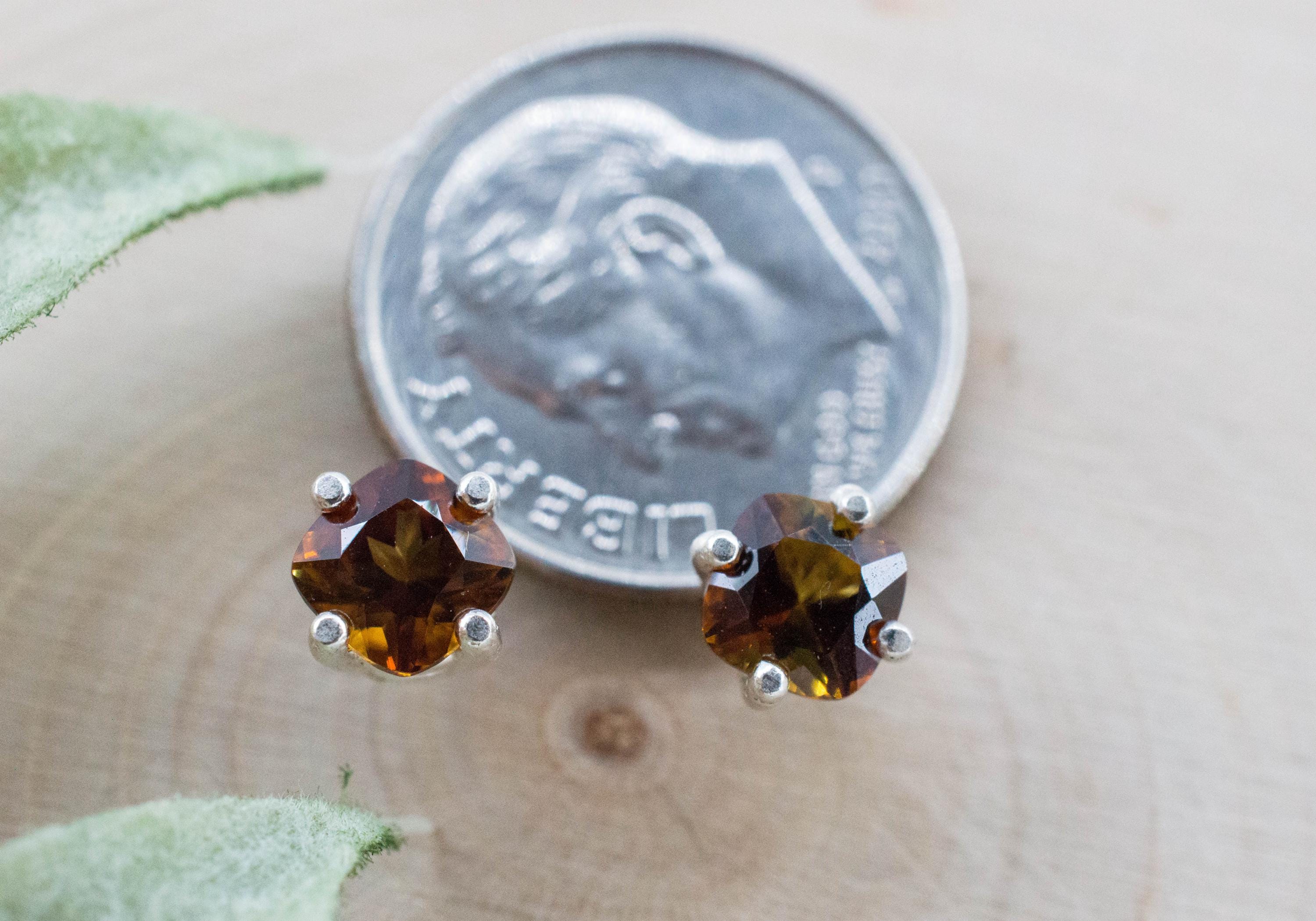 Sunset Tourmaline Earrings; Natural Untreated Tanzania Tourmaline; 1.185cts - Mark Oliver Gems