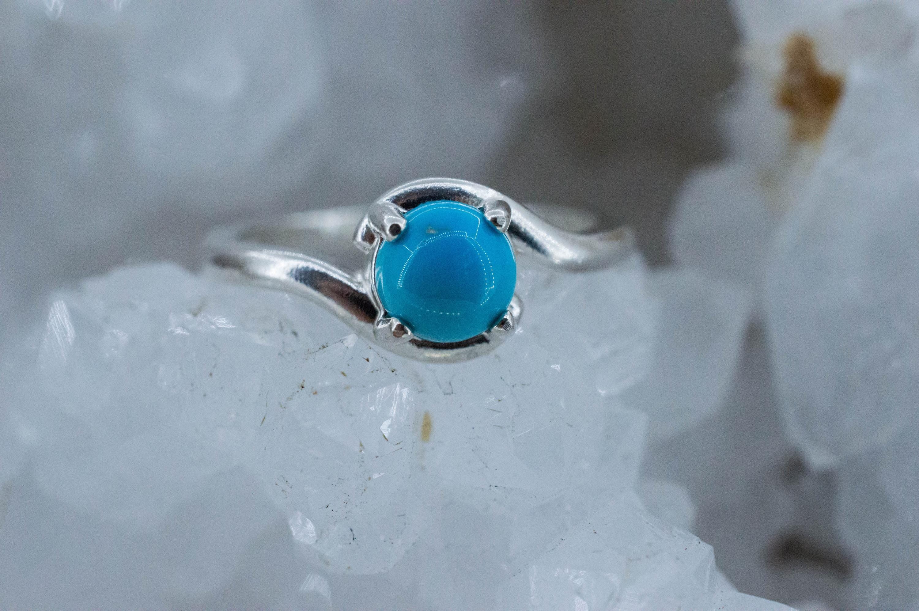 Turquoise Ring, Natural Sleeping Beauty Turquoise; 0.905cts - Mark Oliver Gems