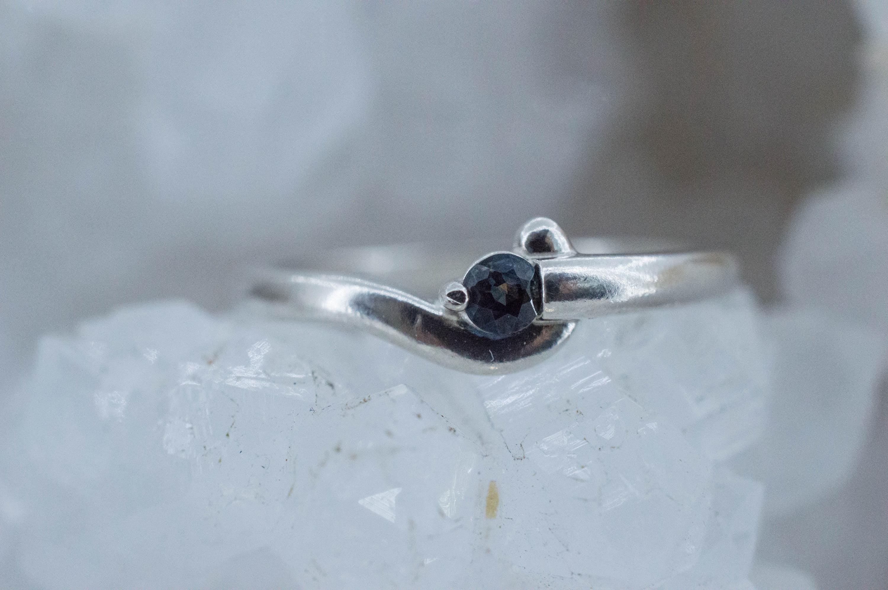 Sapphire Ring, Natural Untreated Tanzania Umba Sapphire; 0.130cts - Mark Oliver Gems