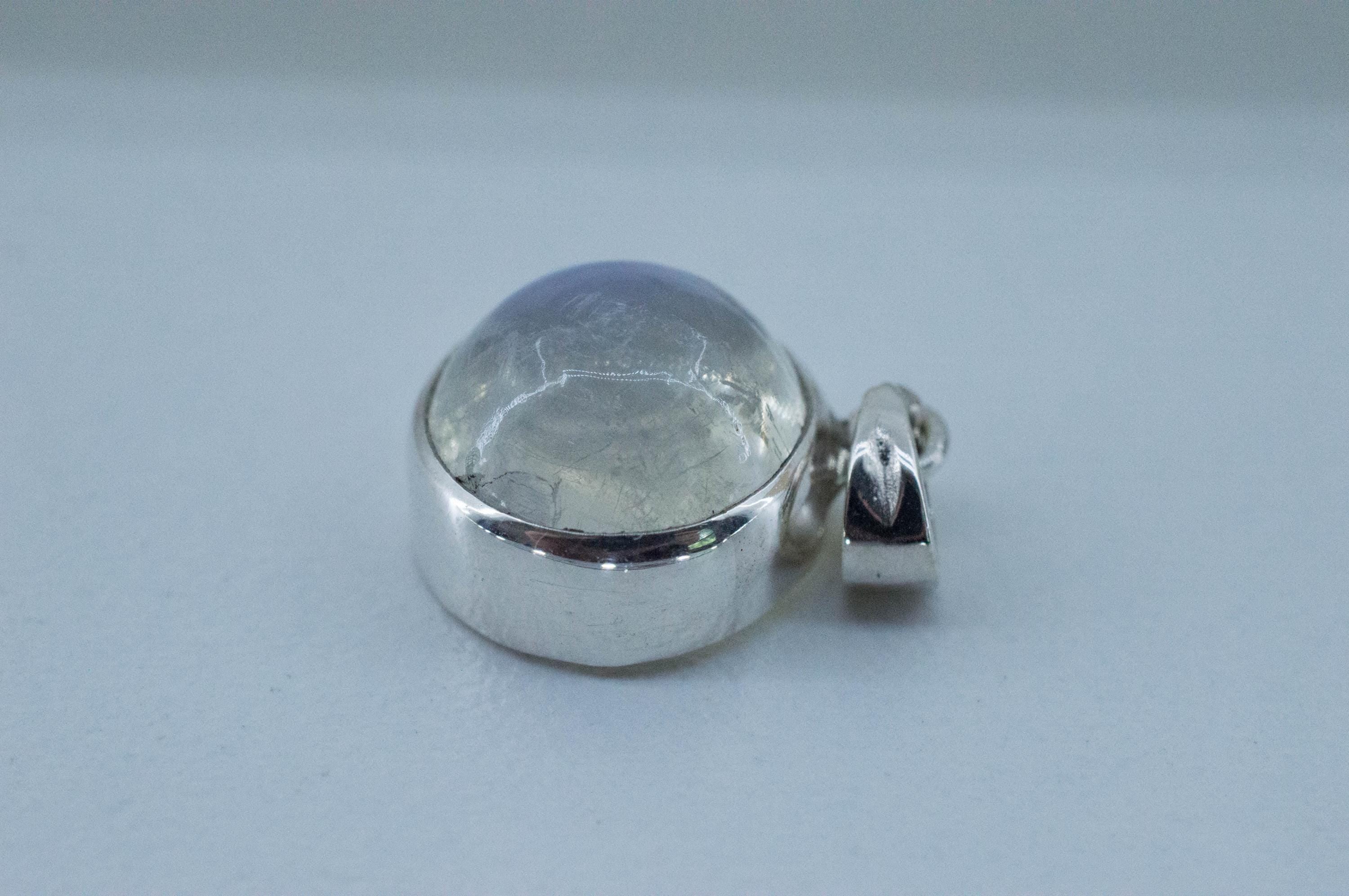 Rainbow Moonstone Pendant, Natural Untreated India Moonstone; 8.215cts - Mark Oliver Gems