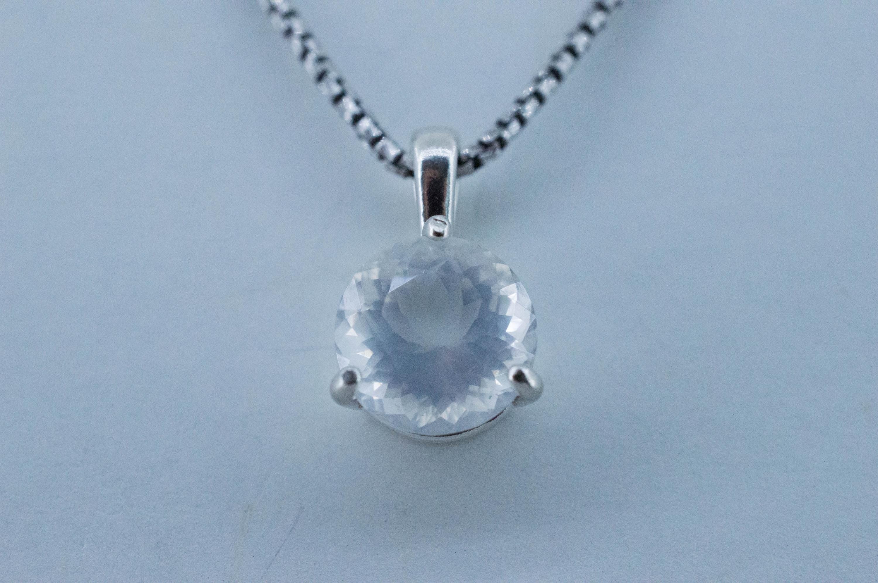 Moon Quartz Pendant, Natural Untreated Brazil Quartz; 2.430cts - Mark Oliver Gems