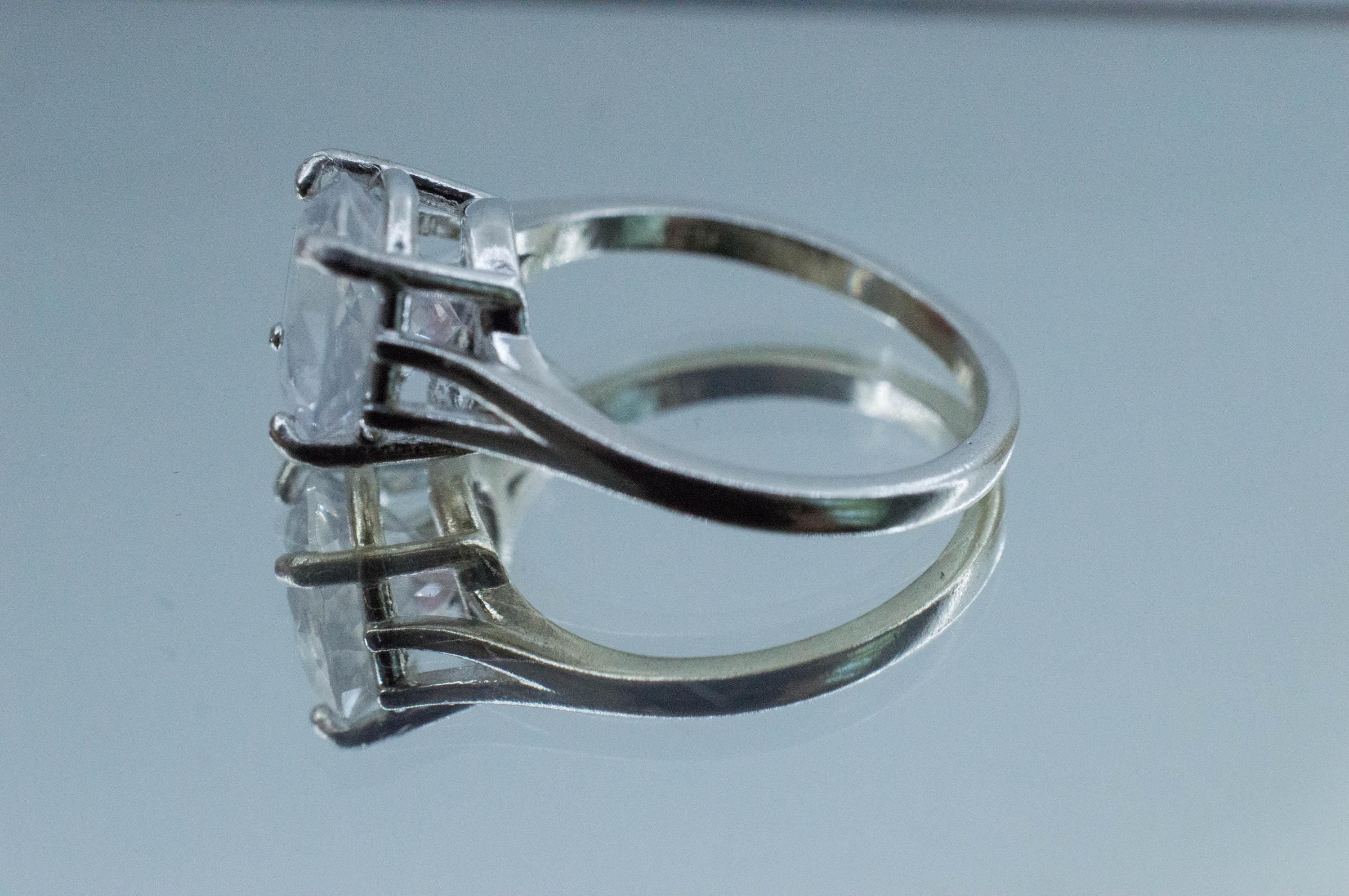 Moon Quartz Ring, Natural Untreated Brazil Quartz; 2.440cts - Mark Oliver Gems